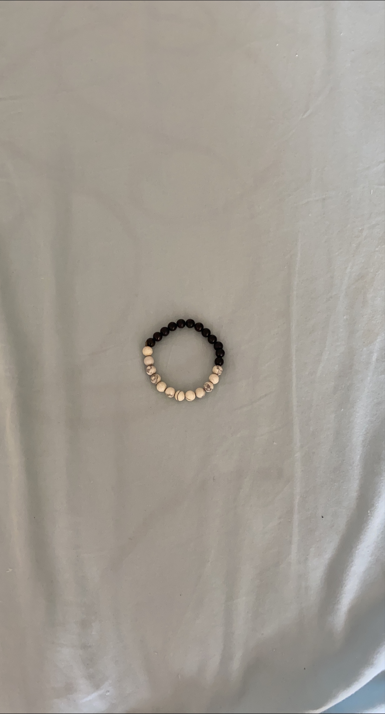 Beaded Bracelet - Black and White