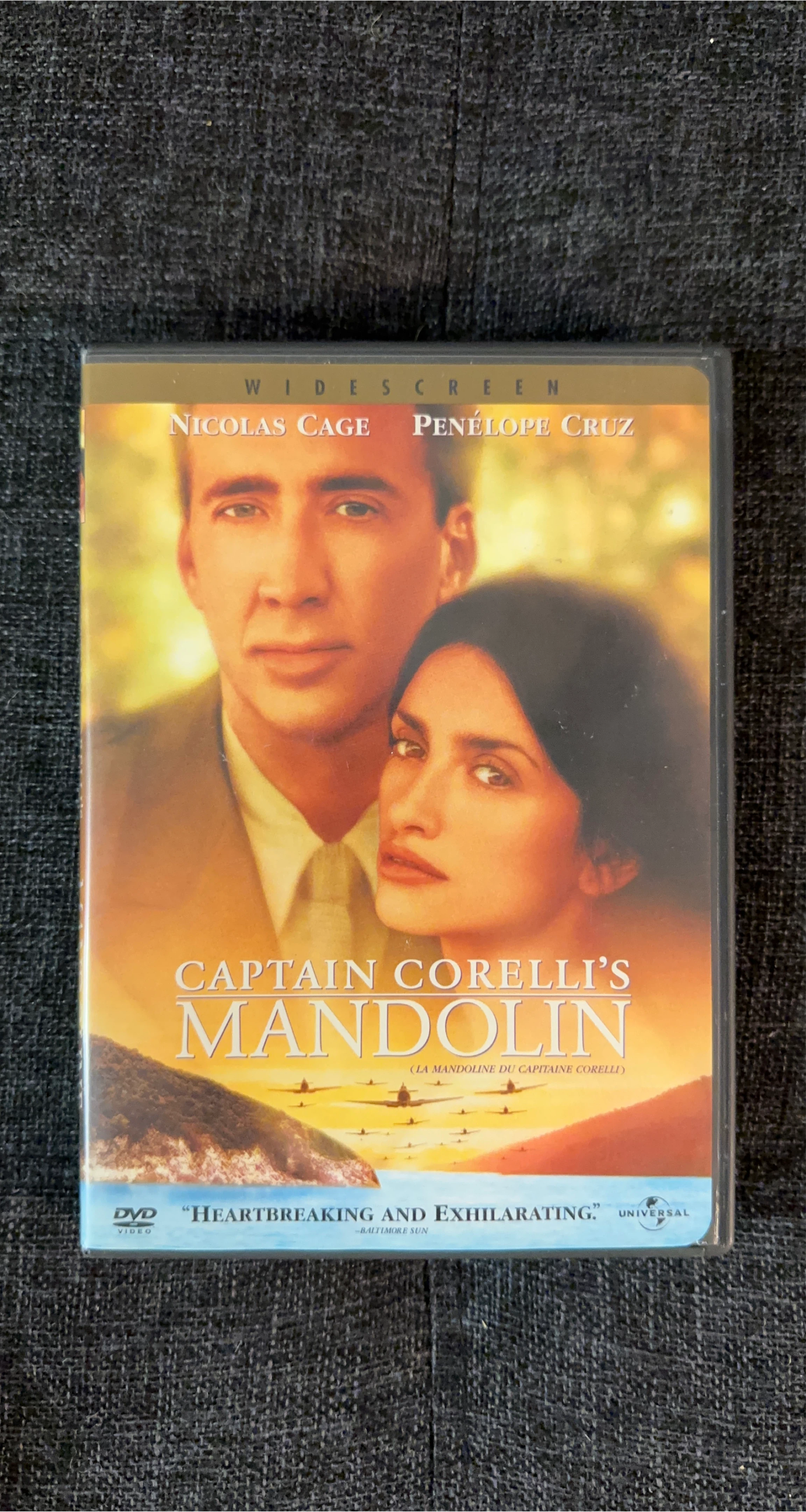 Captain Corelli's Mandolin DVD - Nicolas Cage, Penelope Cruz thumbnail