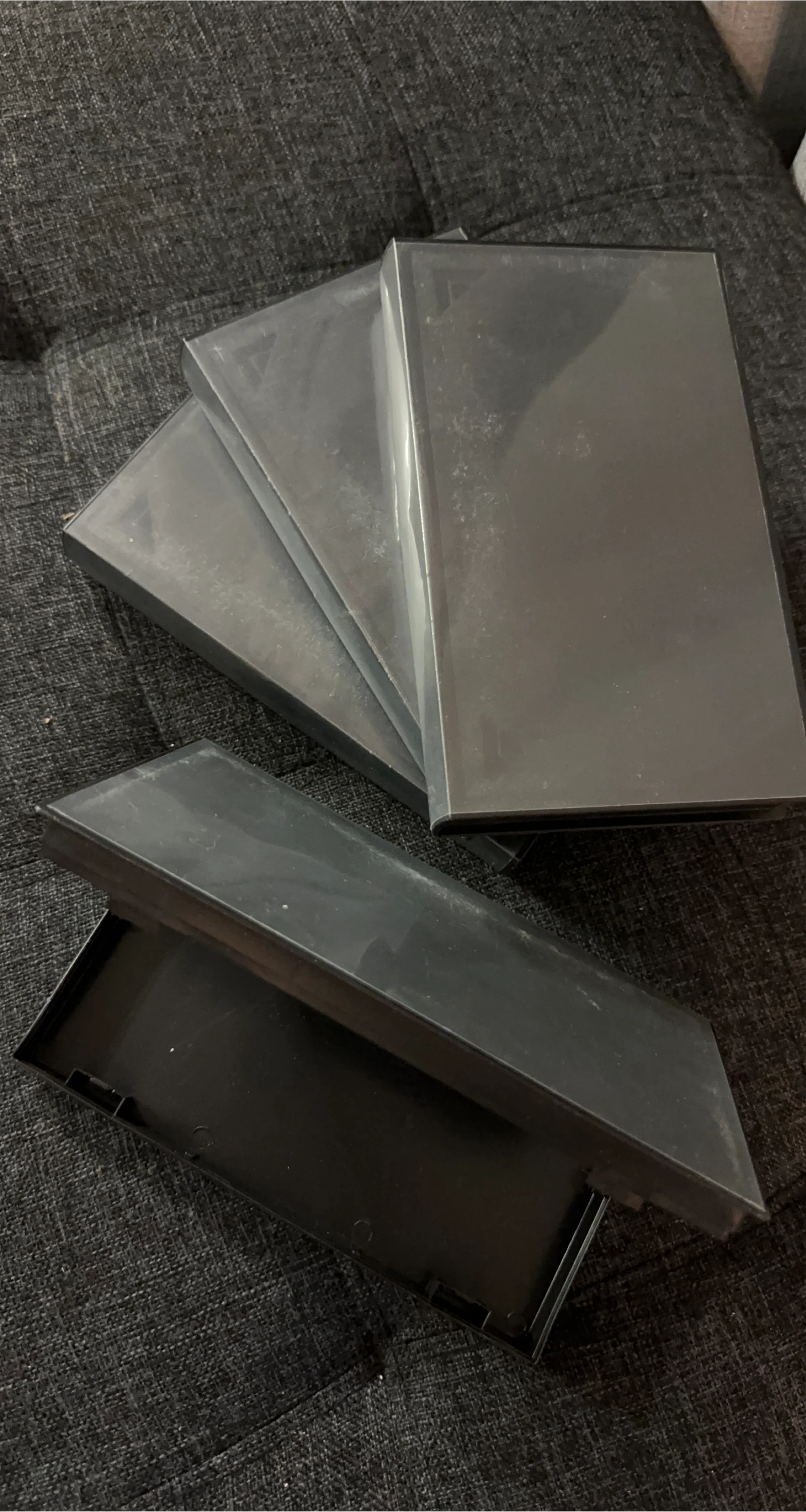 Black VHS Cases - Lot of 4 image indicator(1)