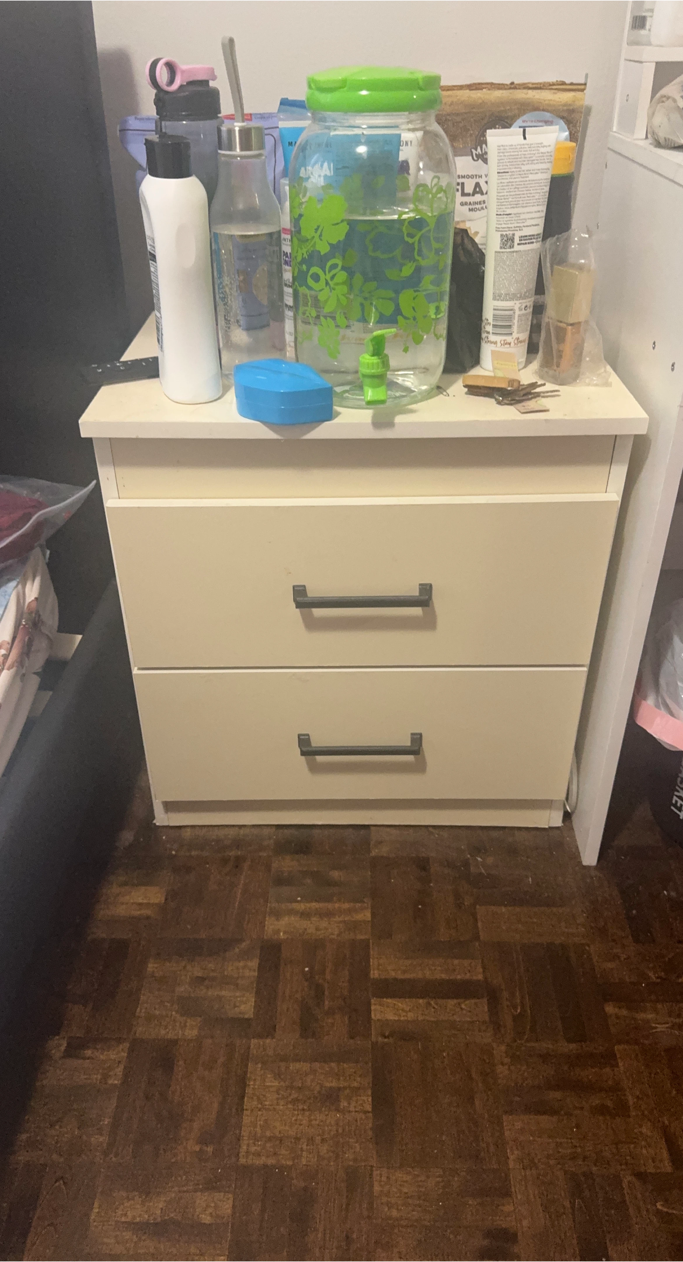 MOVE OUT SALE!! Two Drawer Nightstand thumbnail