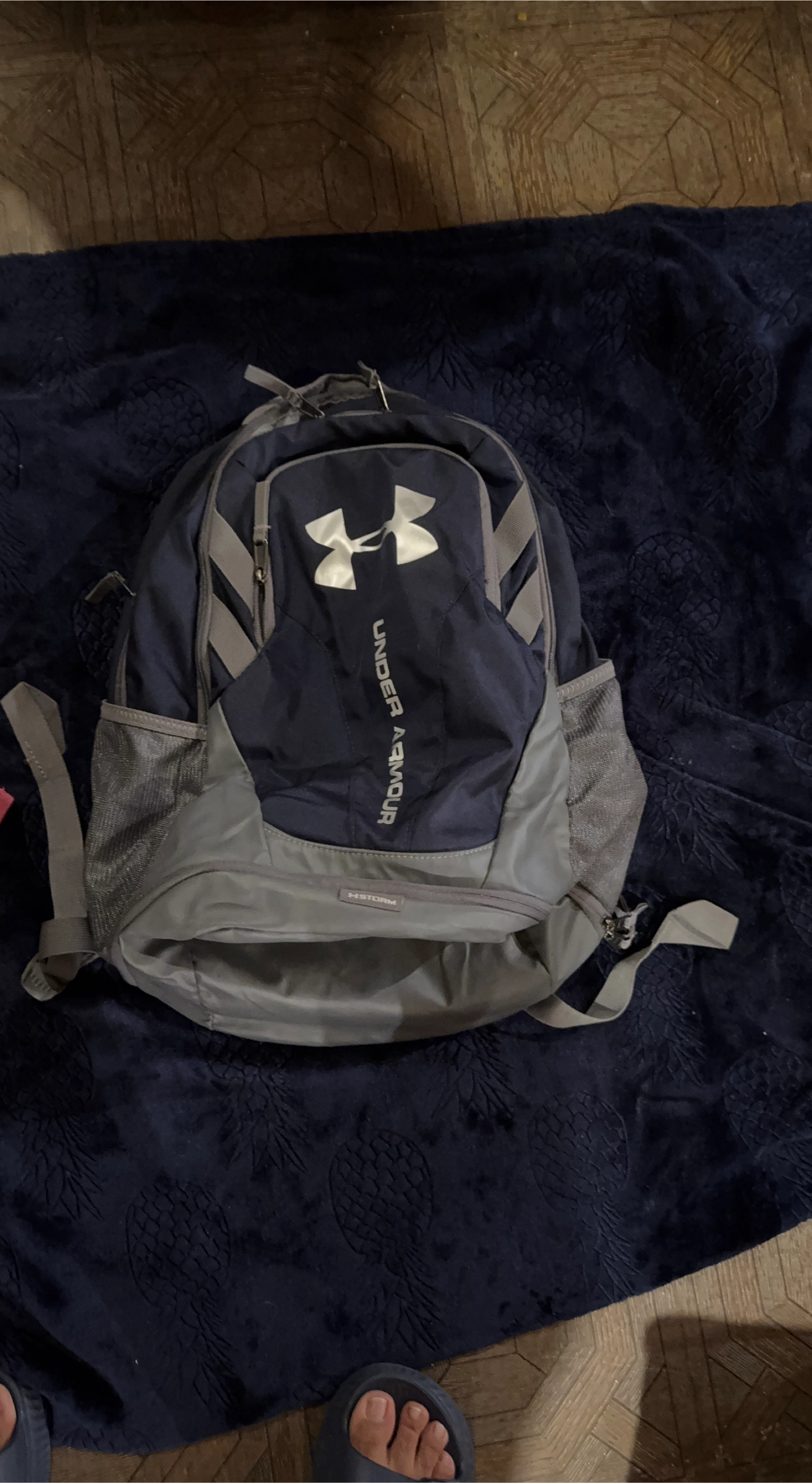 Under Armour Backpack - Blue & Gray thumbnail