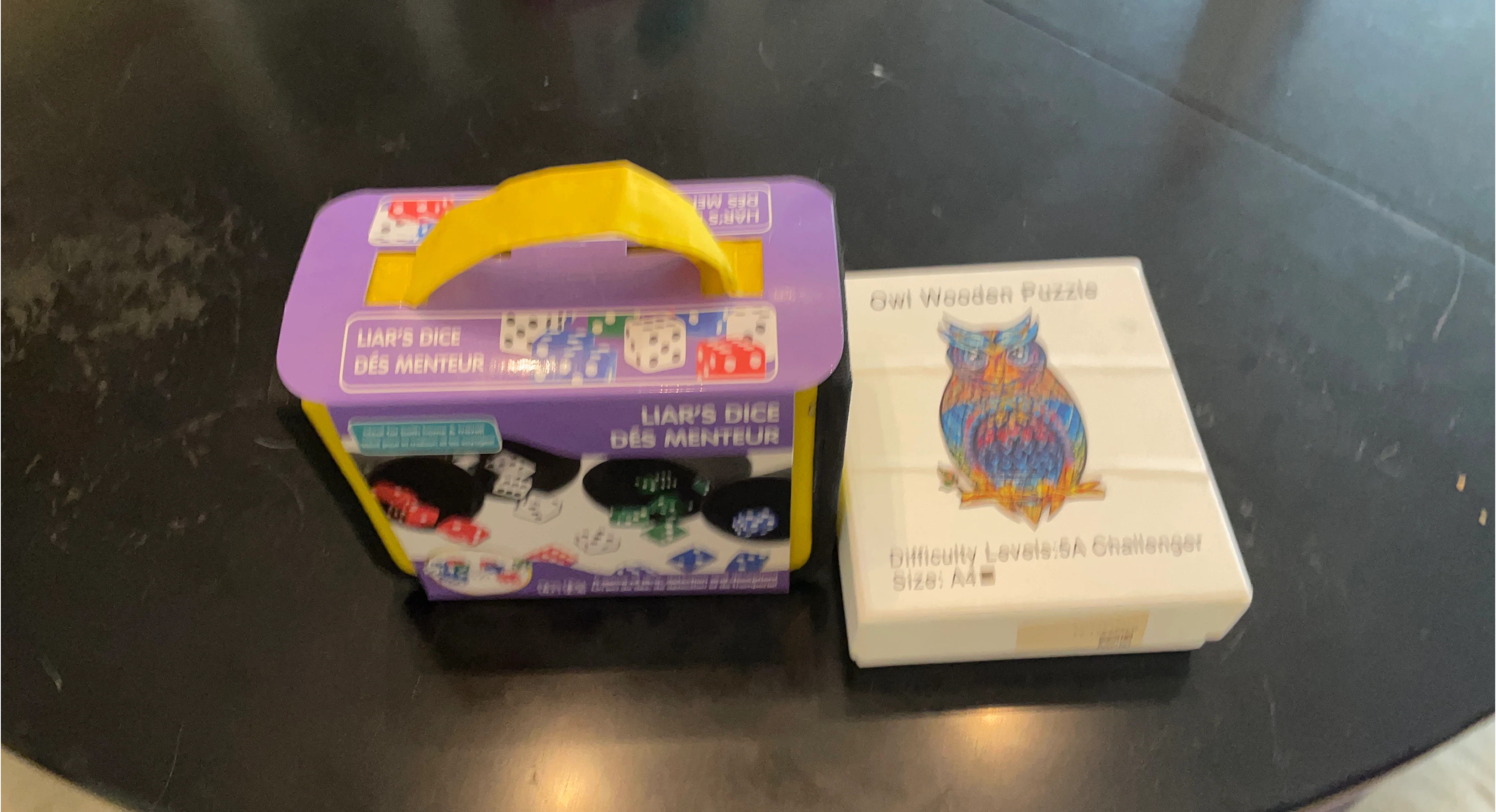 Liar's Dice & Owl Wooden Puzzle thumbnail