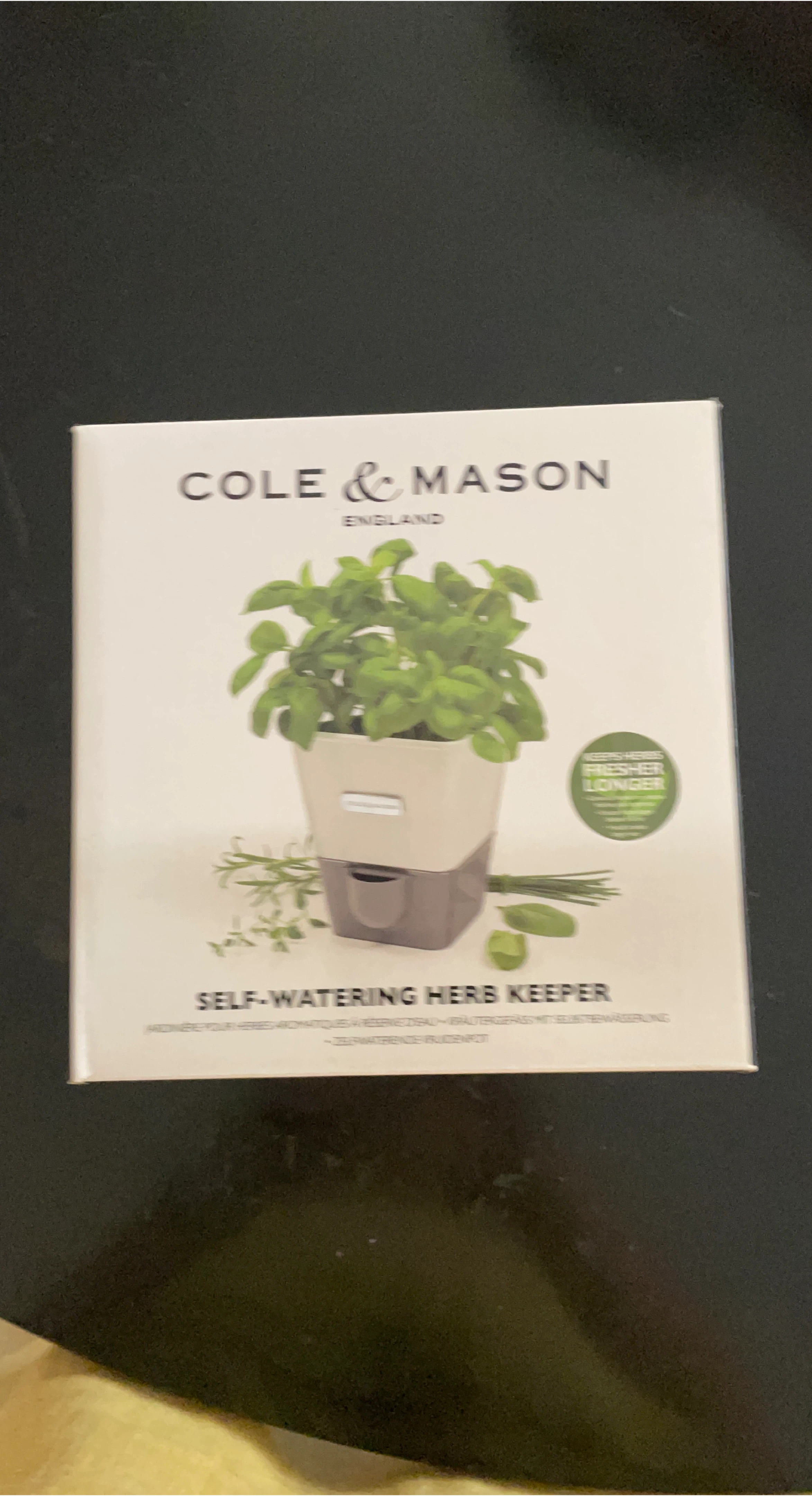 Cole & Mason Self-Watering Herb Keeper - New in Box! image indicator(1)