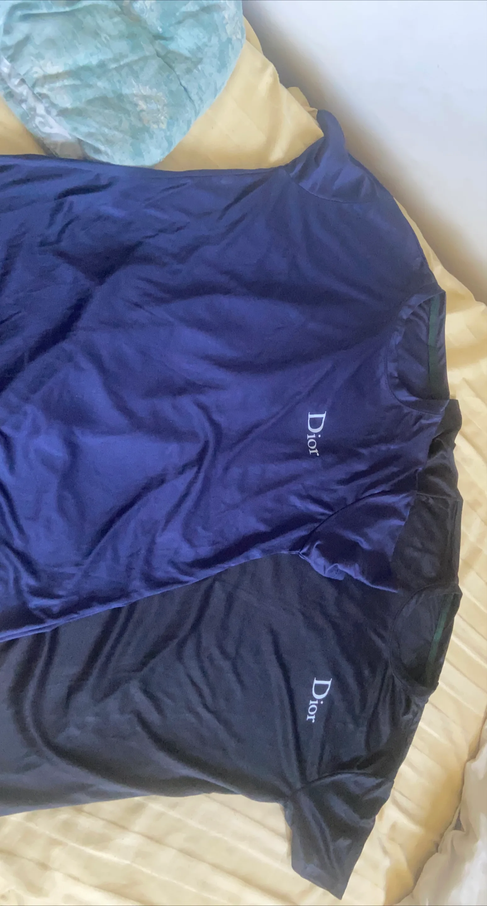 Dior T-shirts - Blue and Black