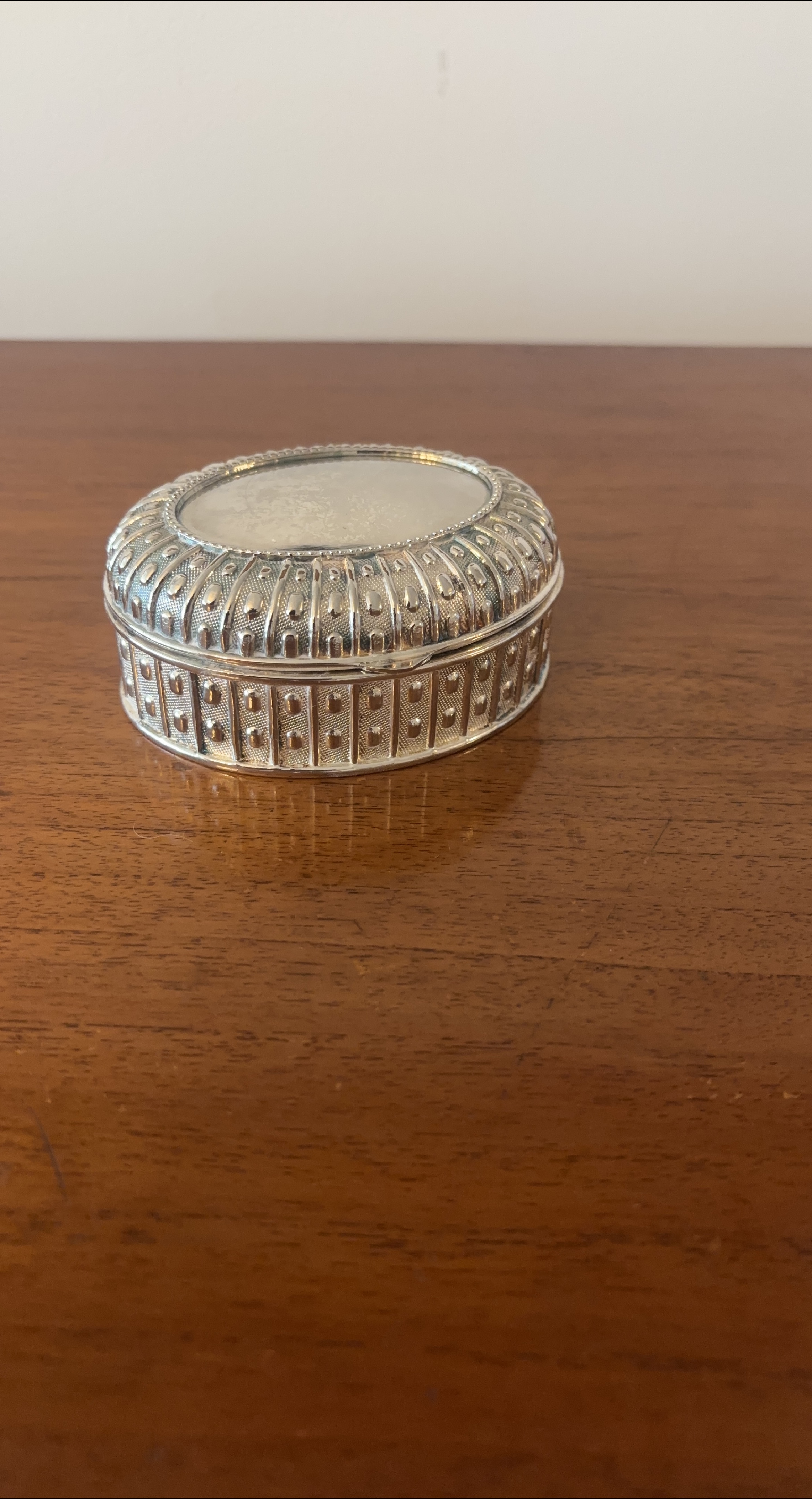 International Silver Company Silver Plated Trinket Box thumbnail