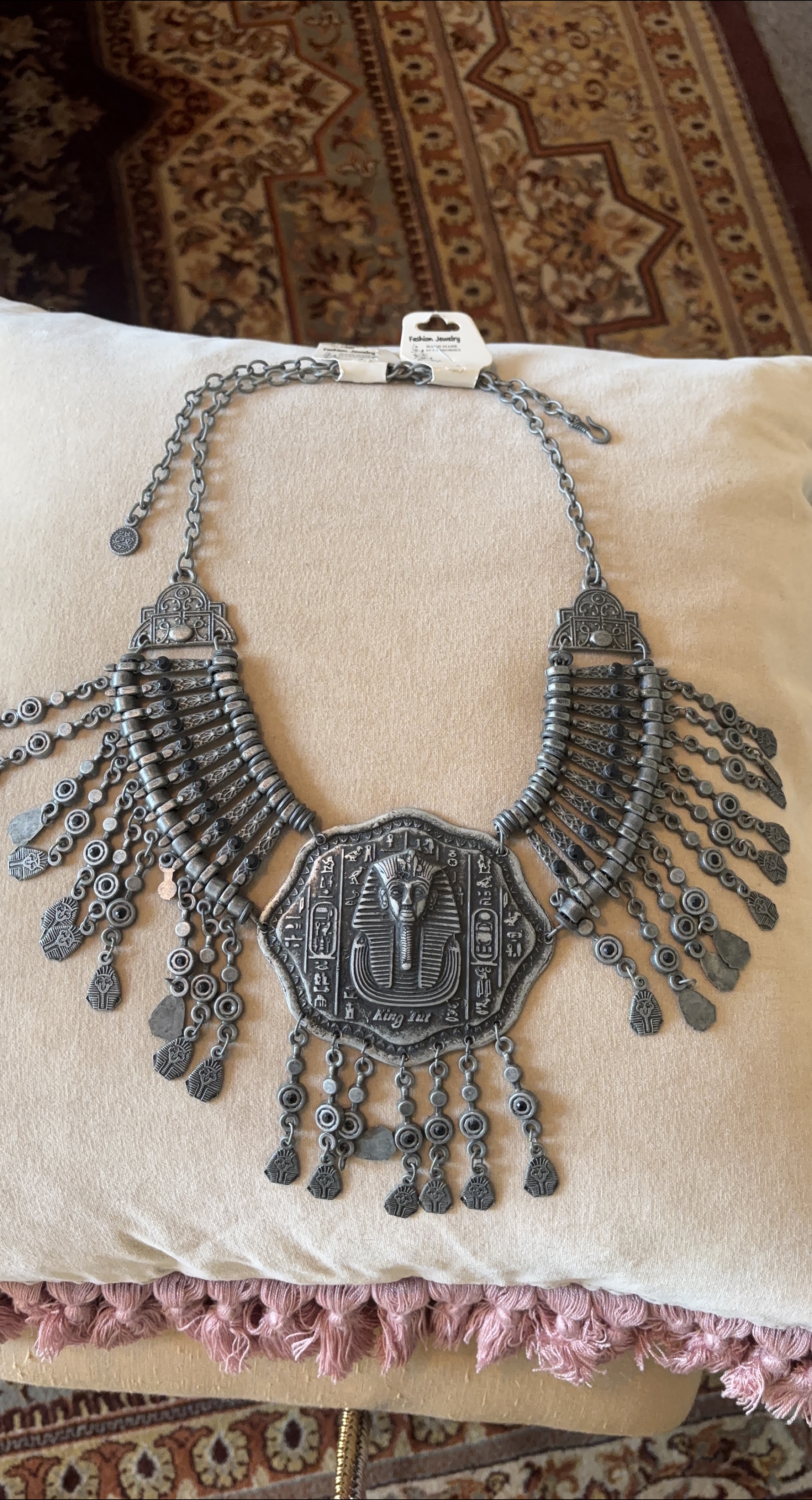New Handmade Fashion Jewelry King Tut Necklace thumbnail