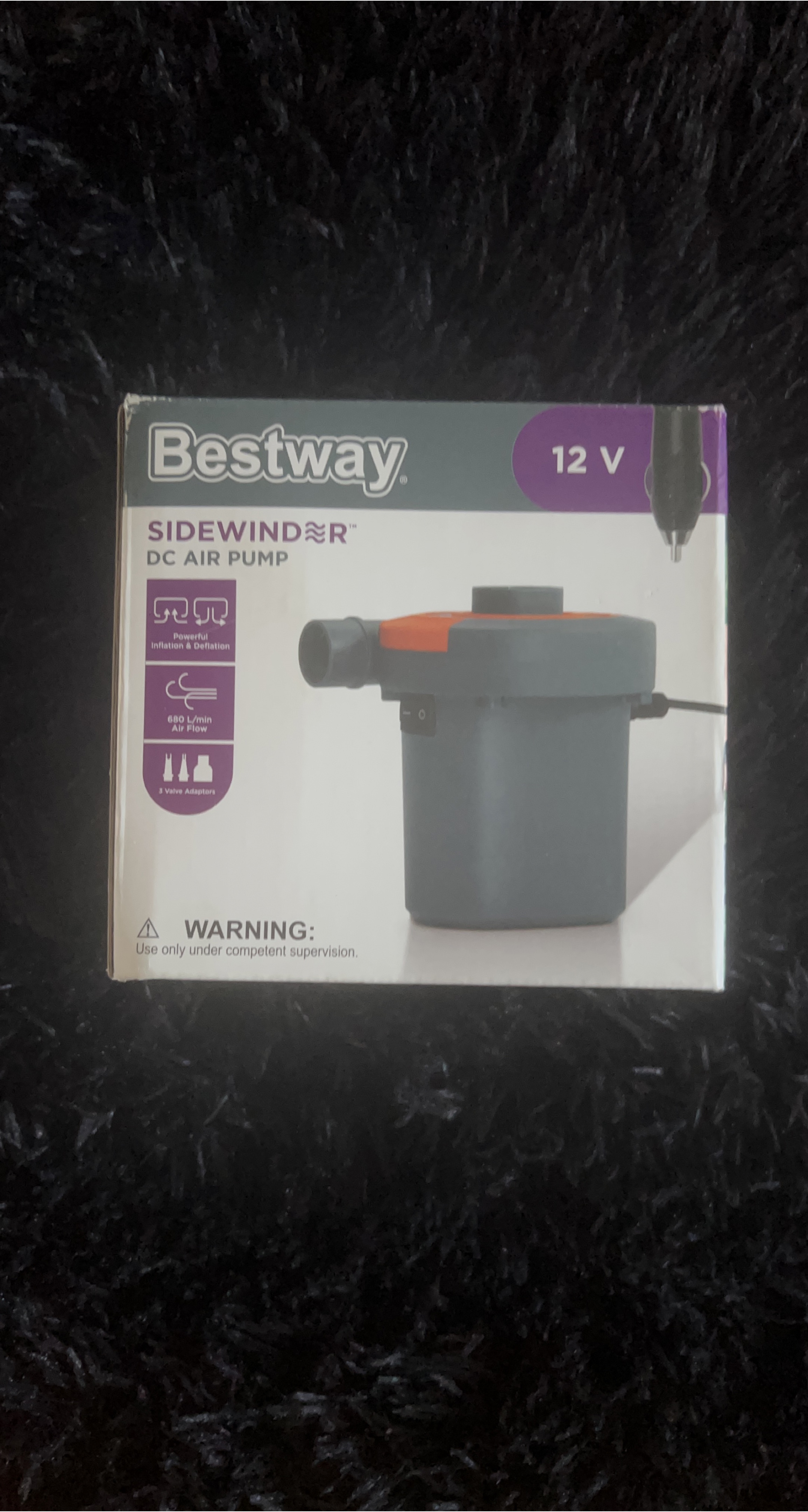Bestway Sidewinder DC Air Pump 12V thumbnail