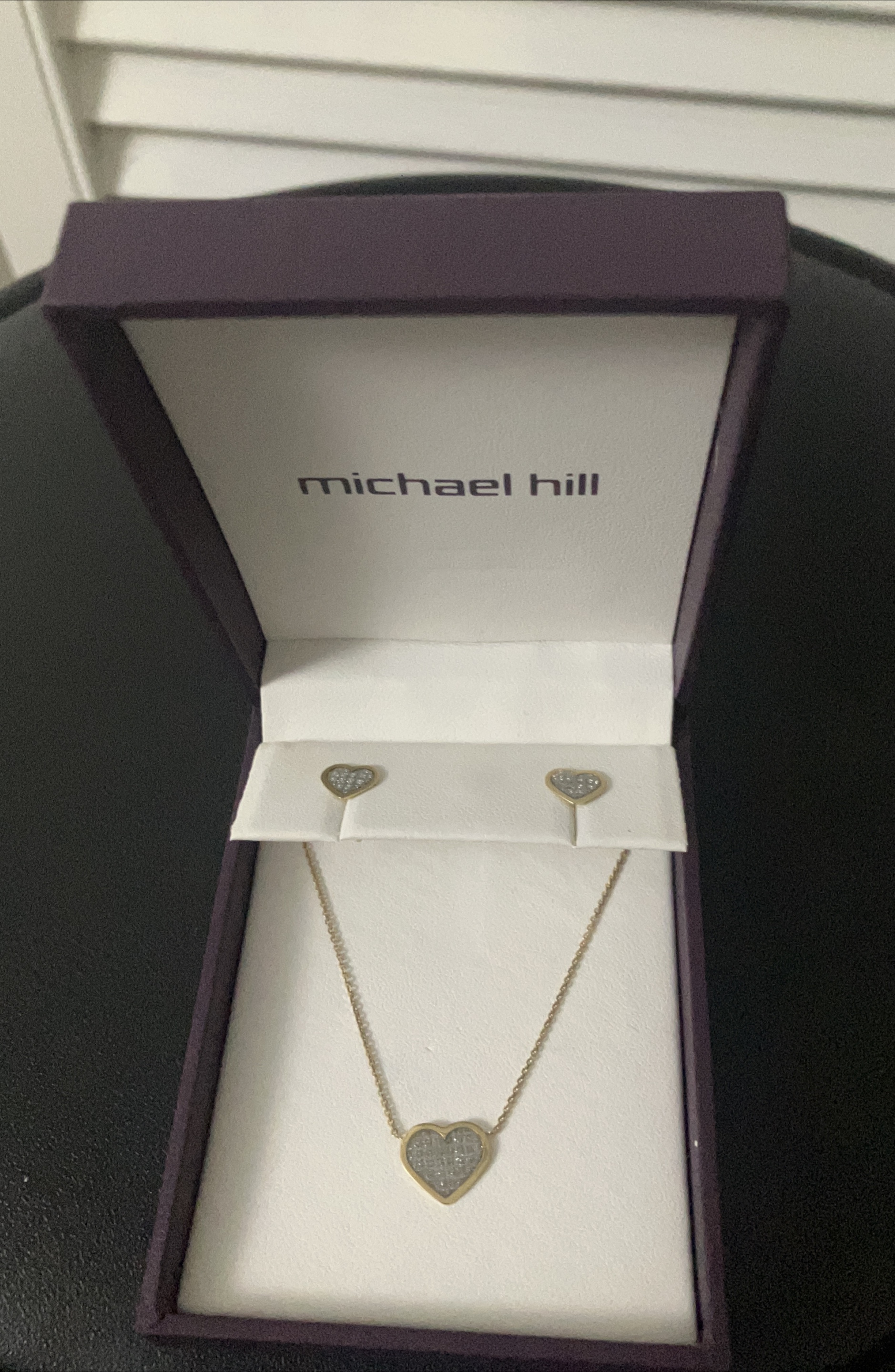 Michael Hill Heart Necklace & Earring Set thumbnail