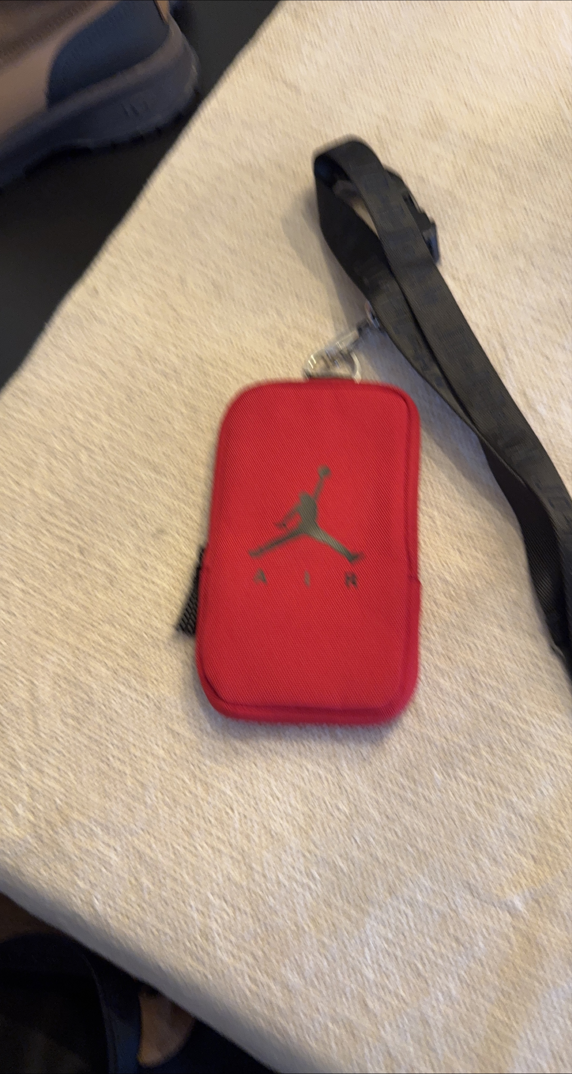 Jordan Red Pouch with Strap thumbnail