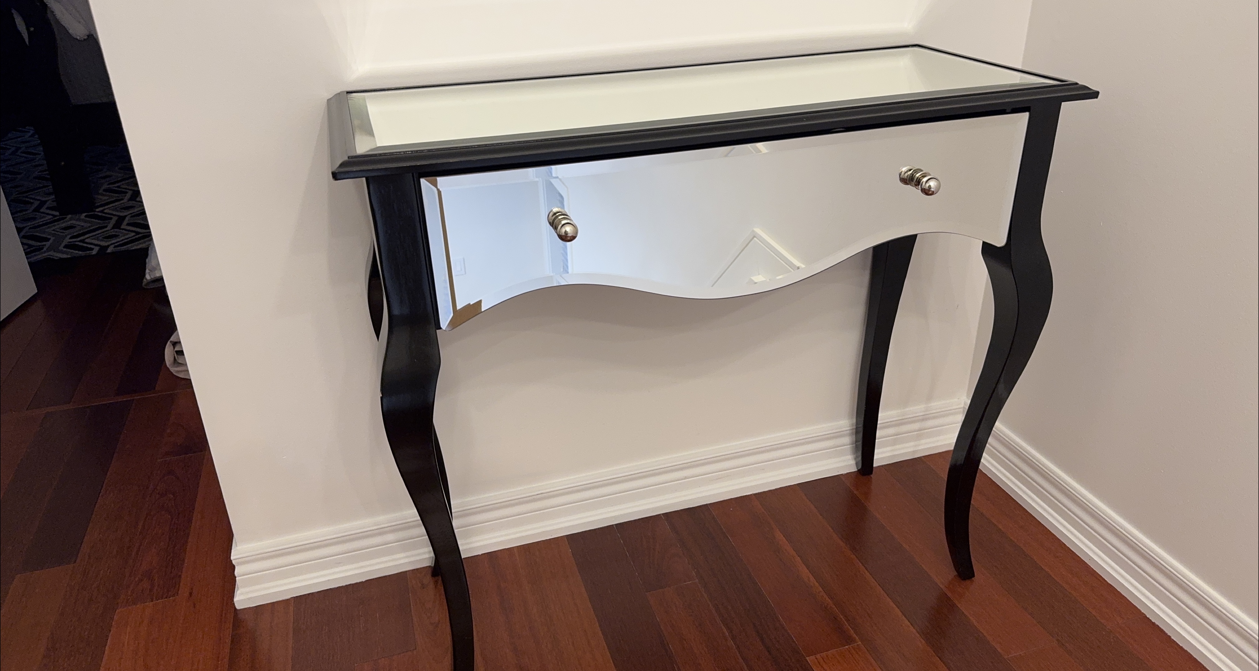 Mirrored Console Table with Drawer thumbnail