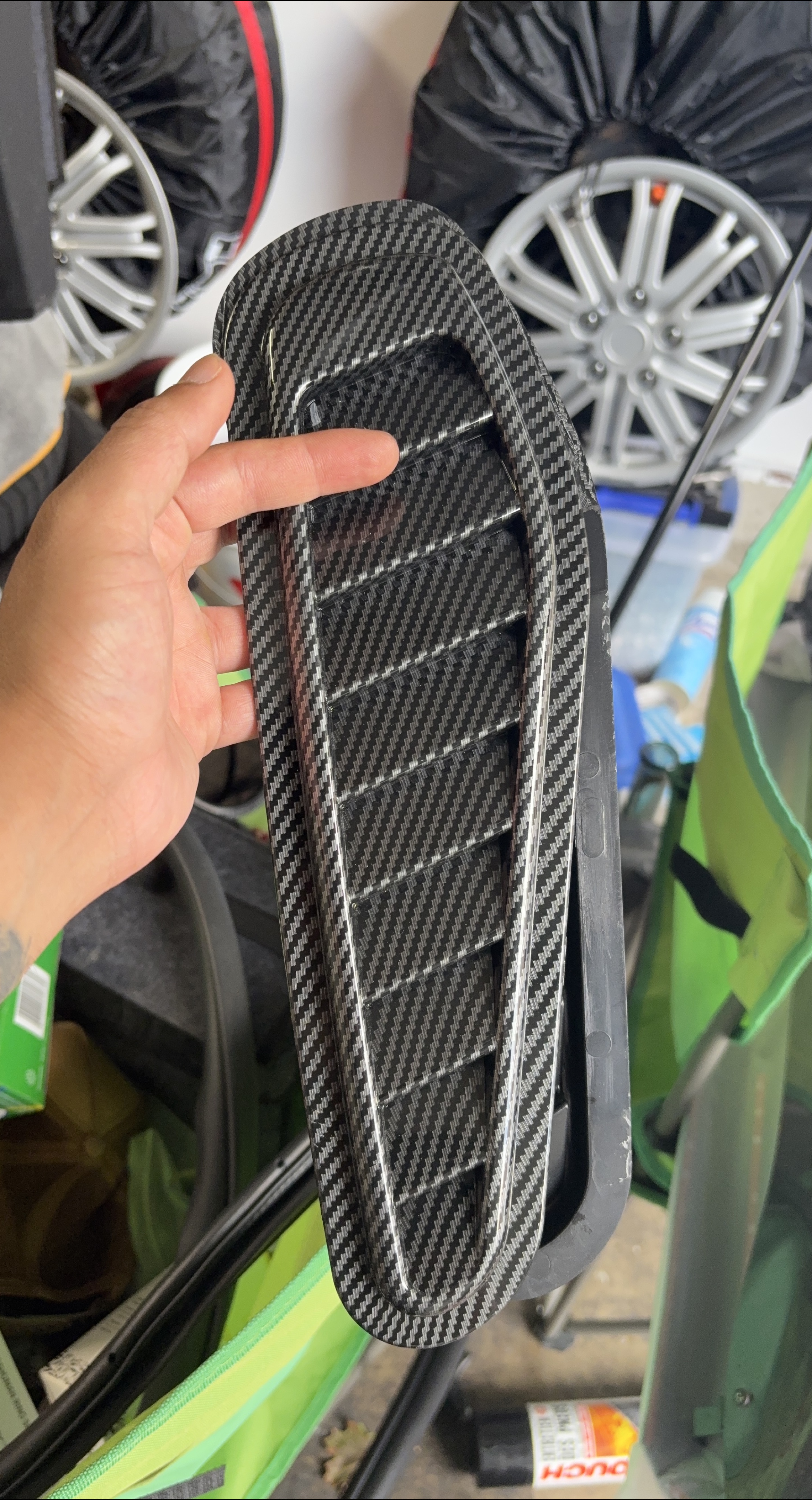 Carbon Fiber Car Hood Vents - Pair