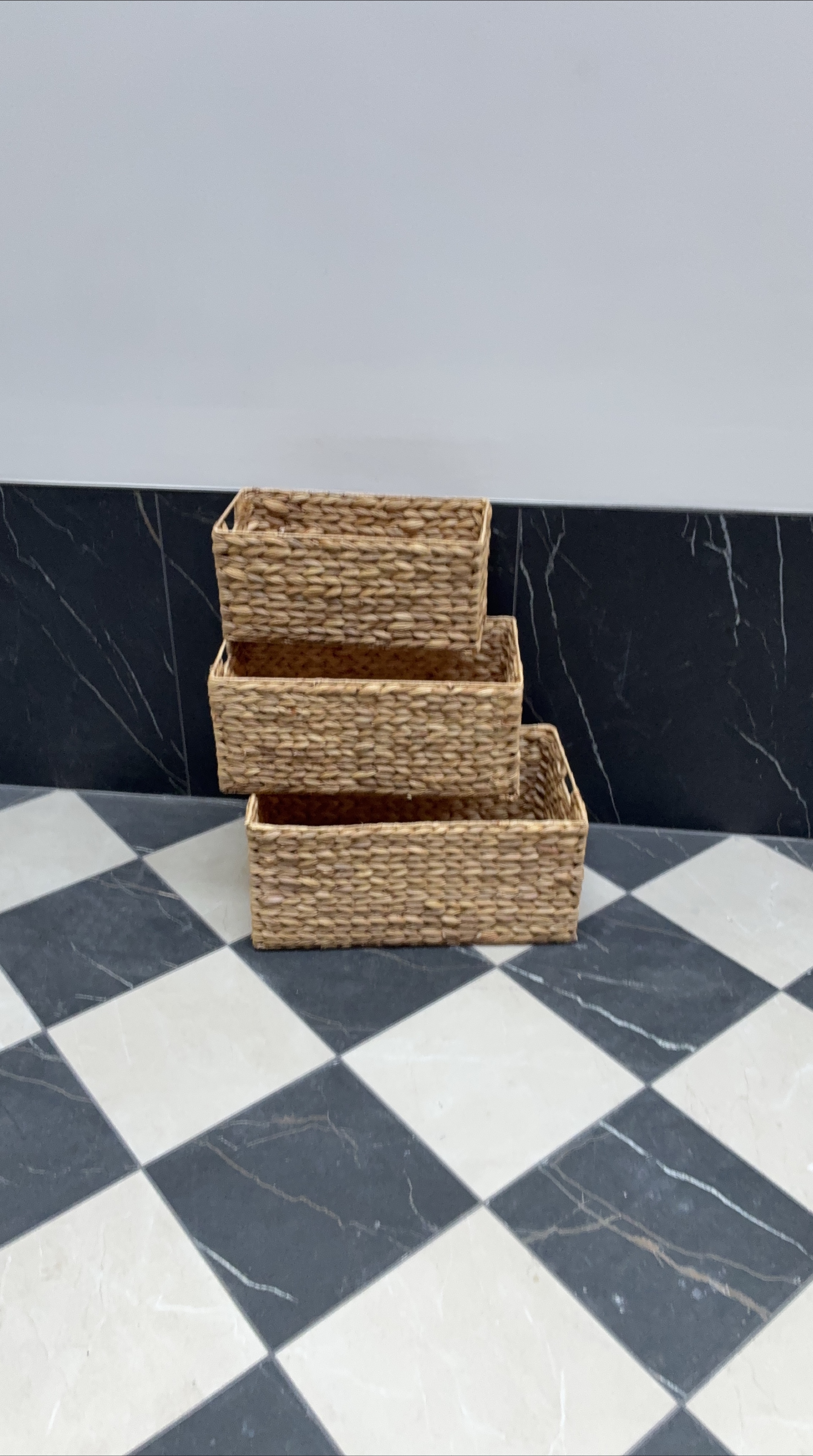 Woven Storage Baskets - Set of 3 thumbnail