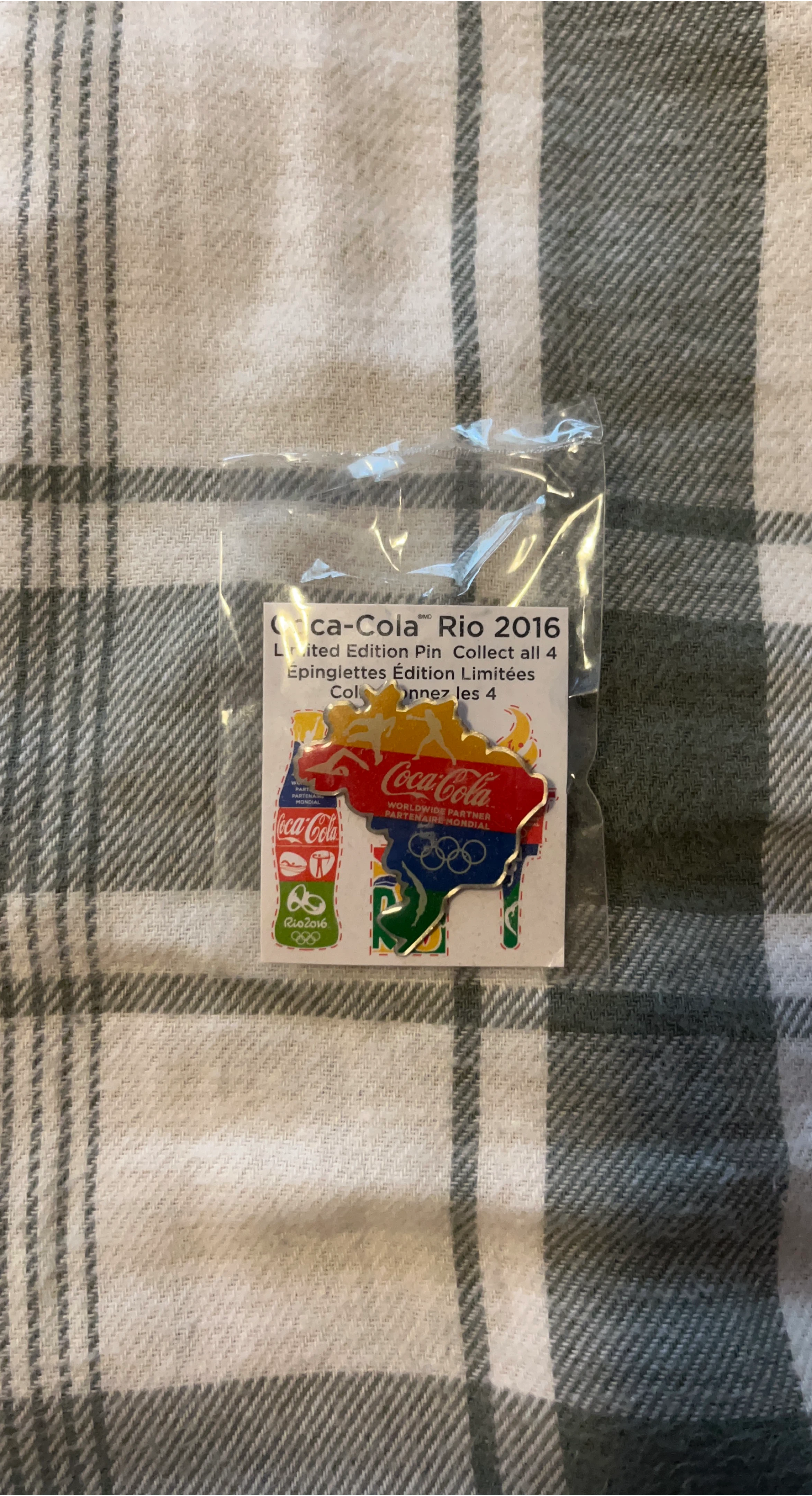 Coca-Cola Rio 2016 Olympic Pin - Limited Edition thumbnail