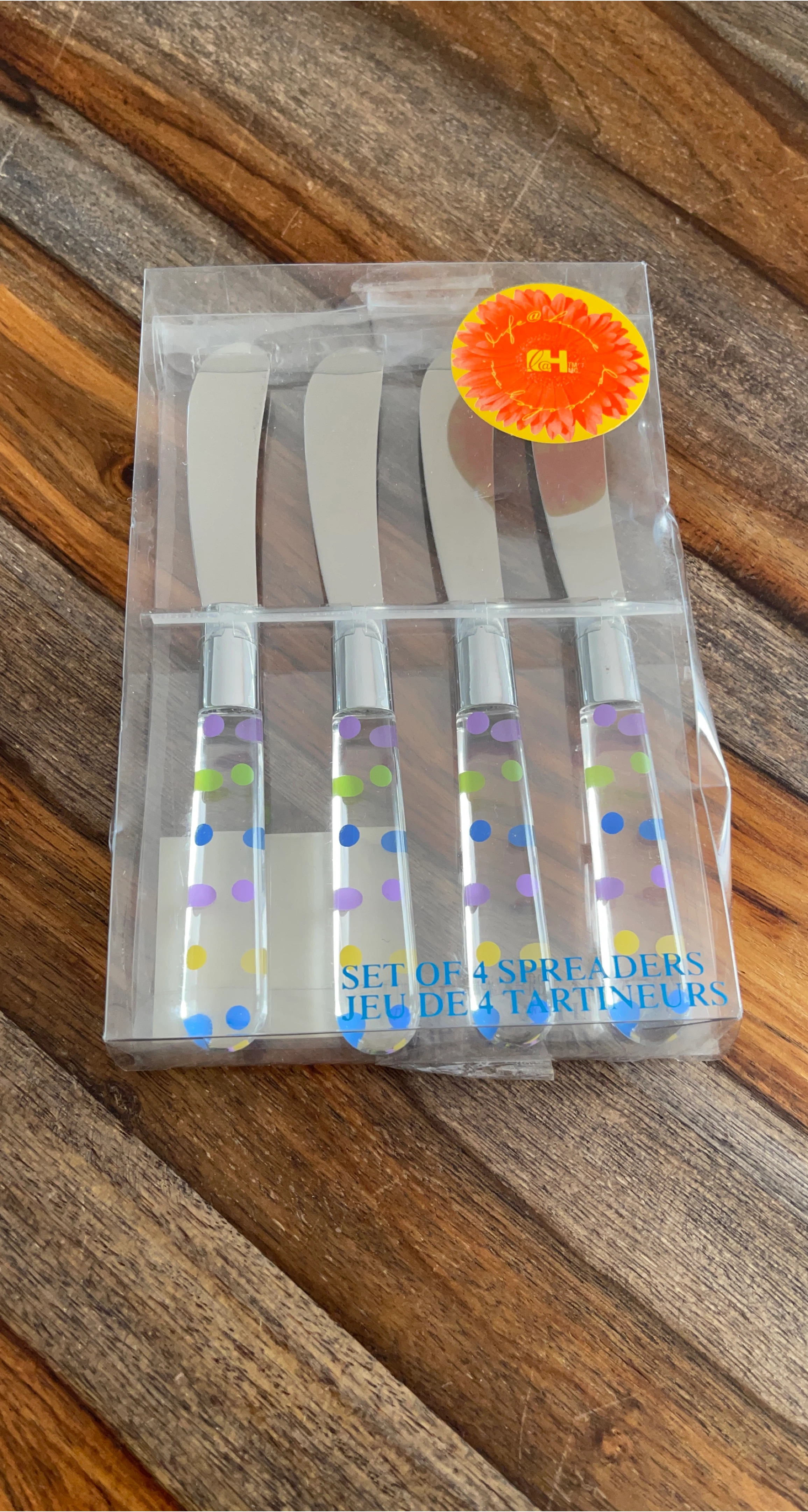 Life@Home Set of 4 Spreaders - New in Box! thumbnail
