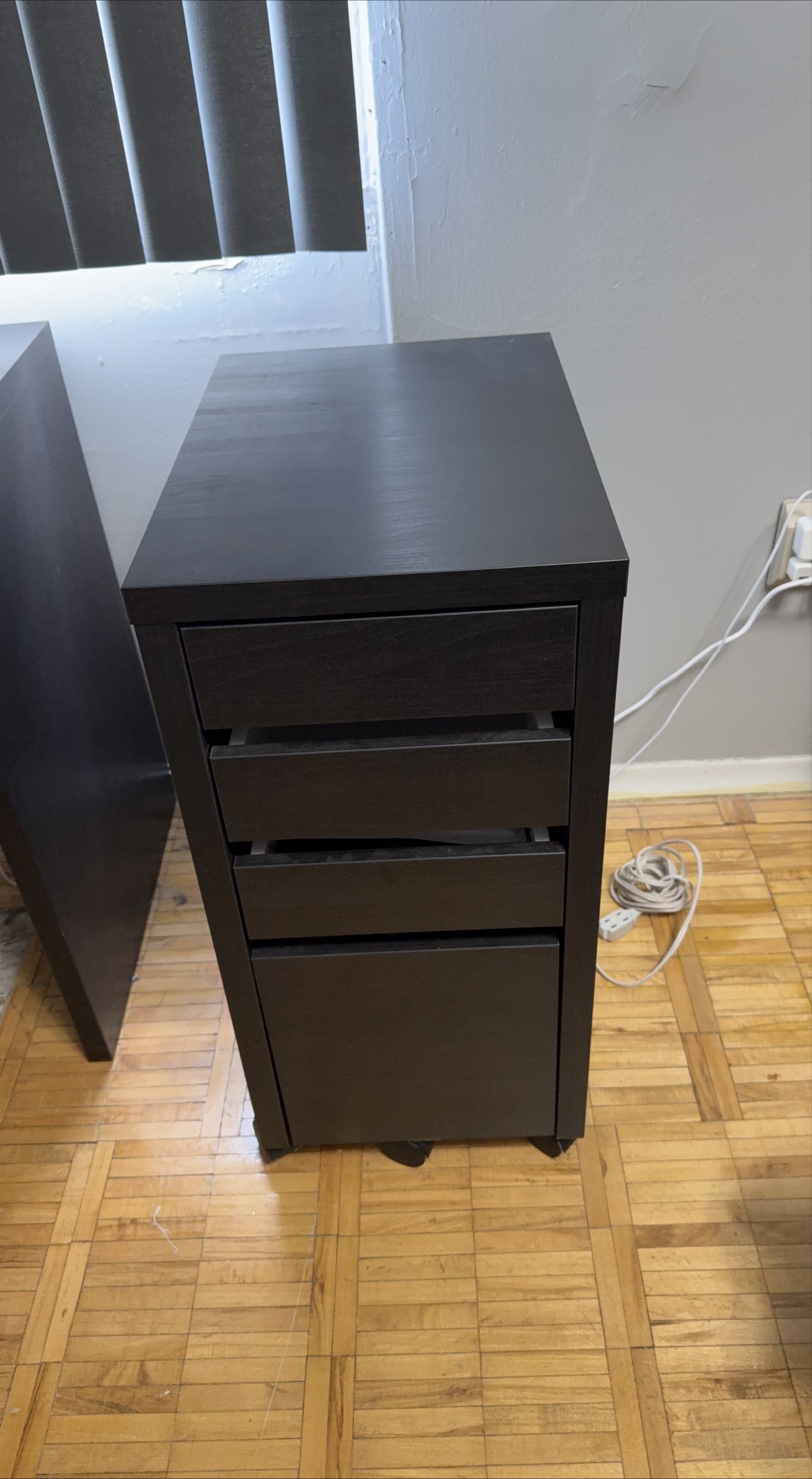 IKEA MICKE Black-Brown Drawer Unit thumbnail