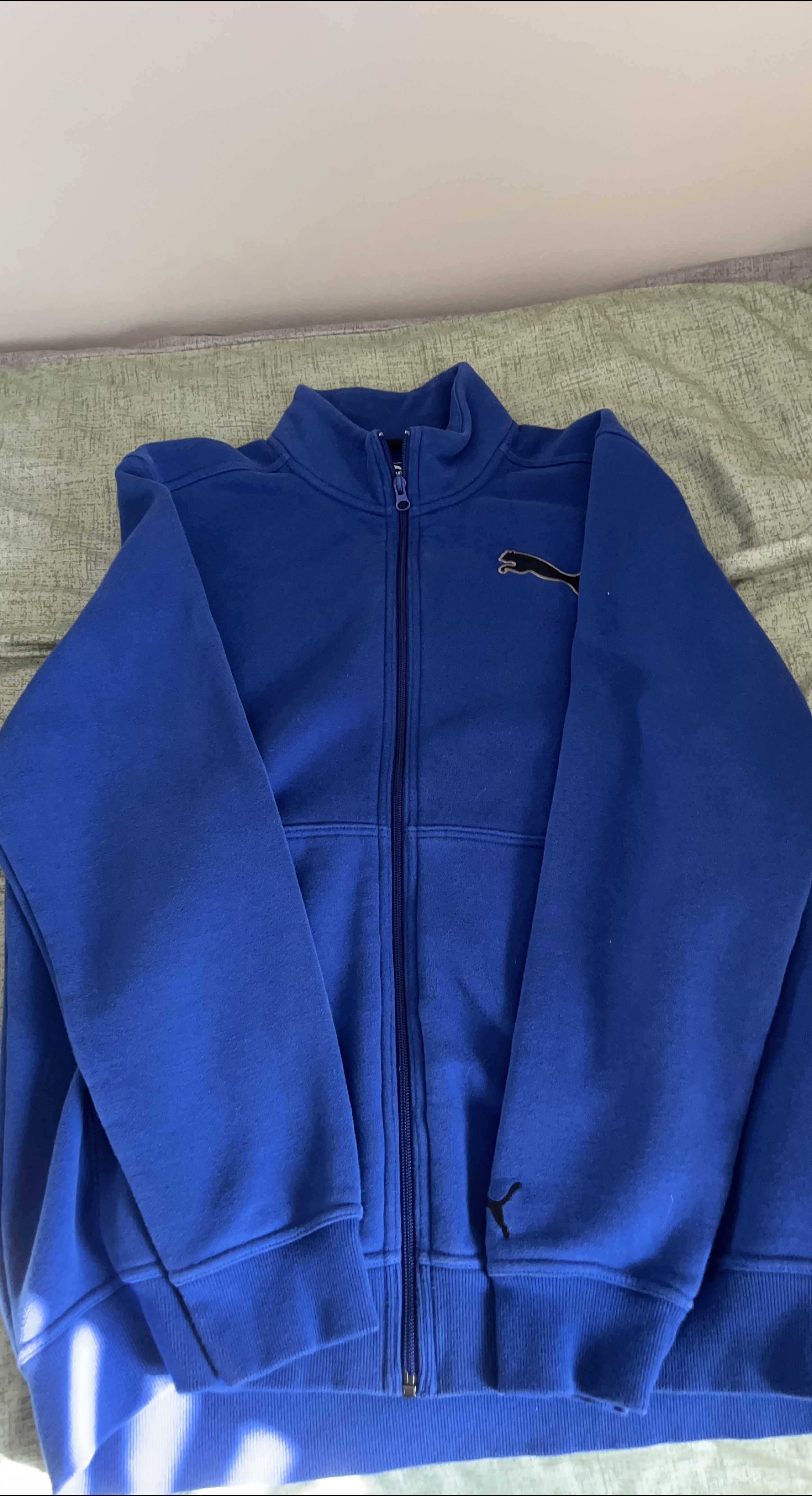 Puma Blue Zip-Up Jacket thumbnail