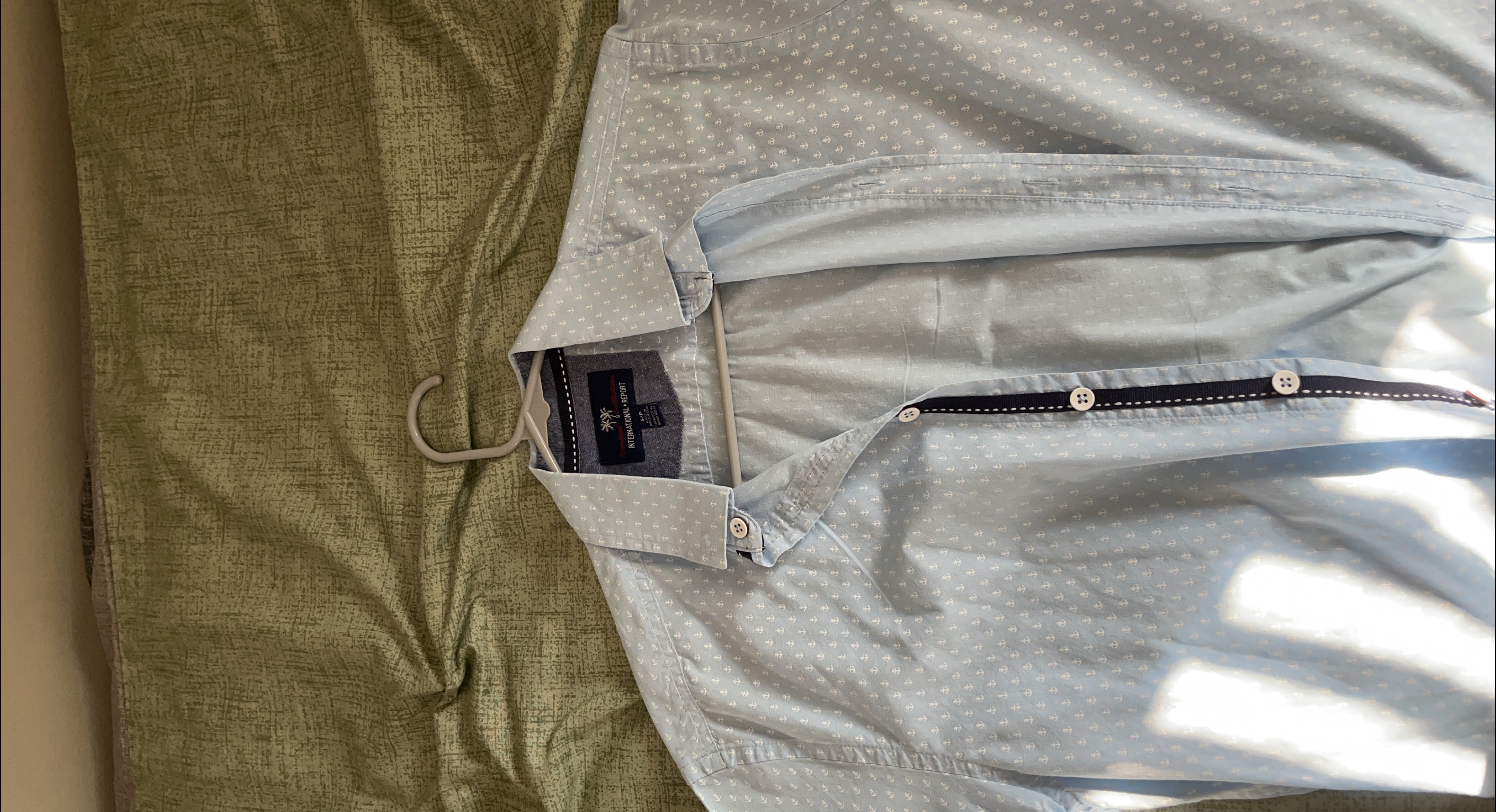 International Report Anchor Print Shirt - Small kids thumbnail