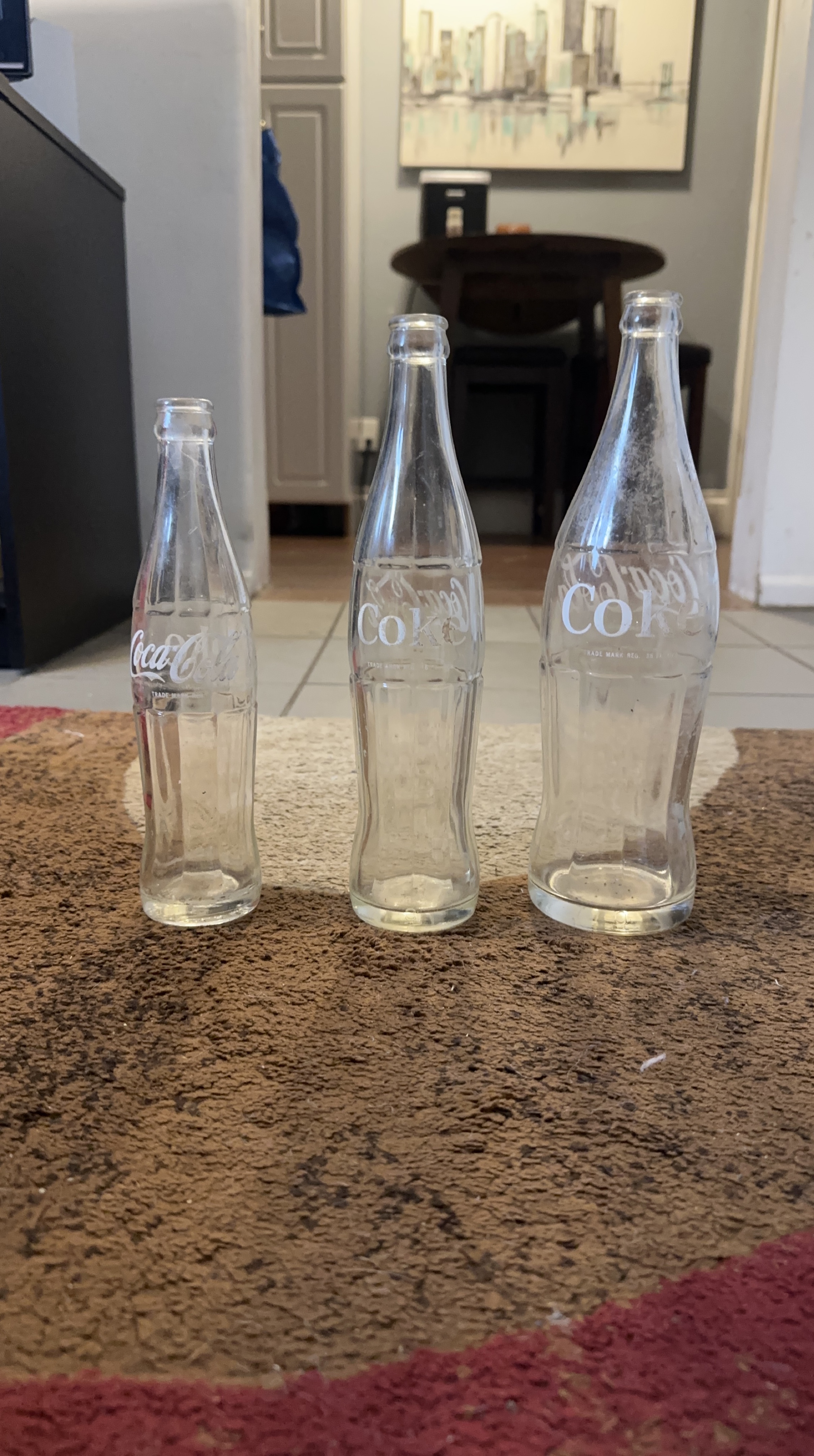 Vintage Coca-Cola Glass Bottles thumbnail