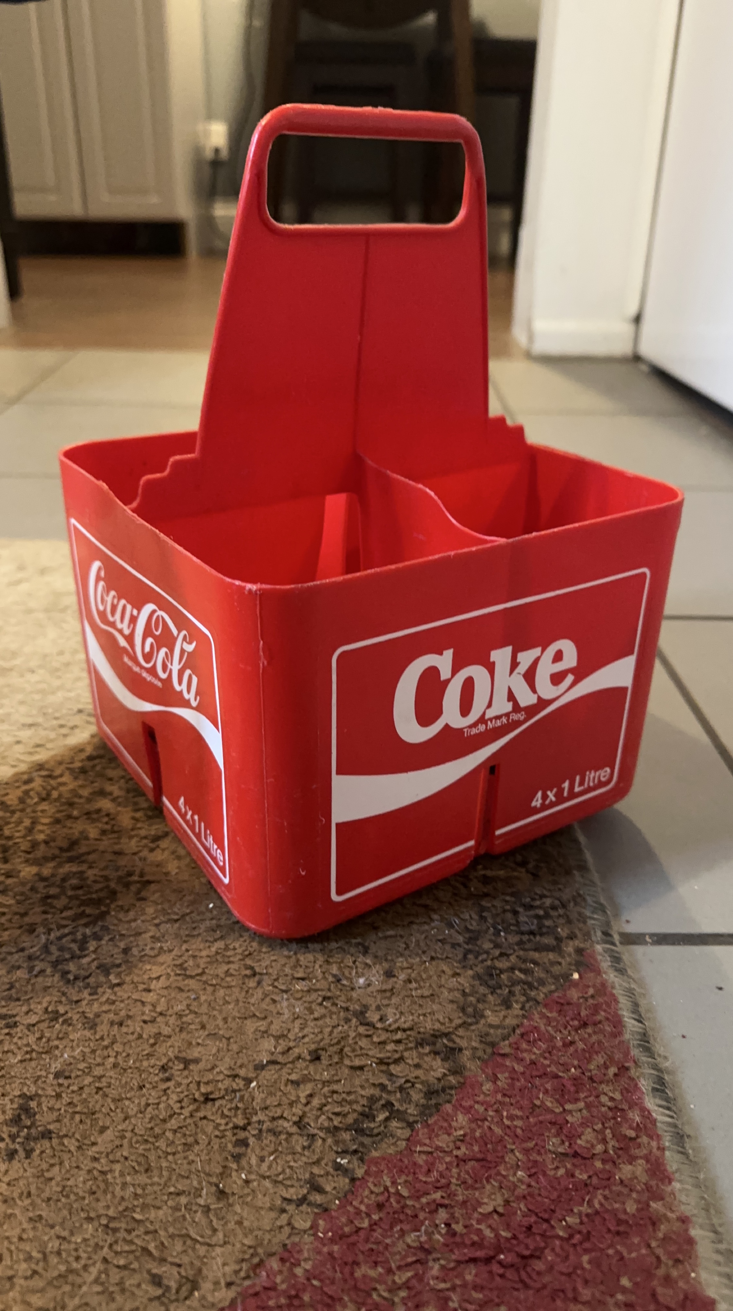 Coca-Cola Coke 4x1 Litre Bottle Carrier thumbnail