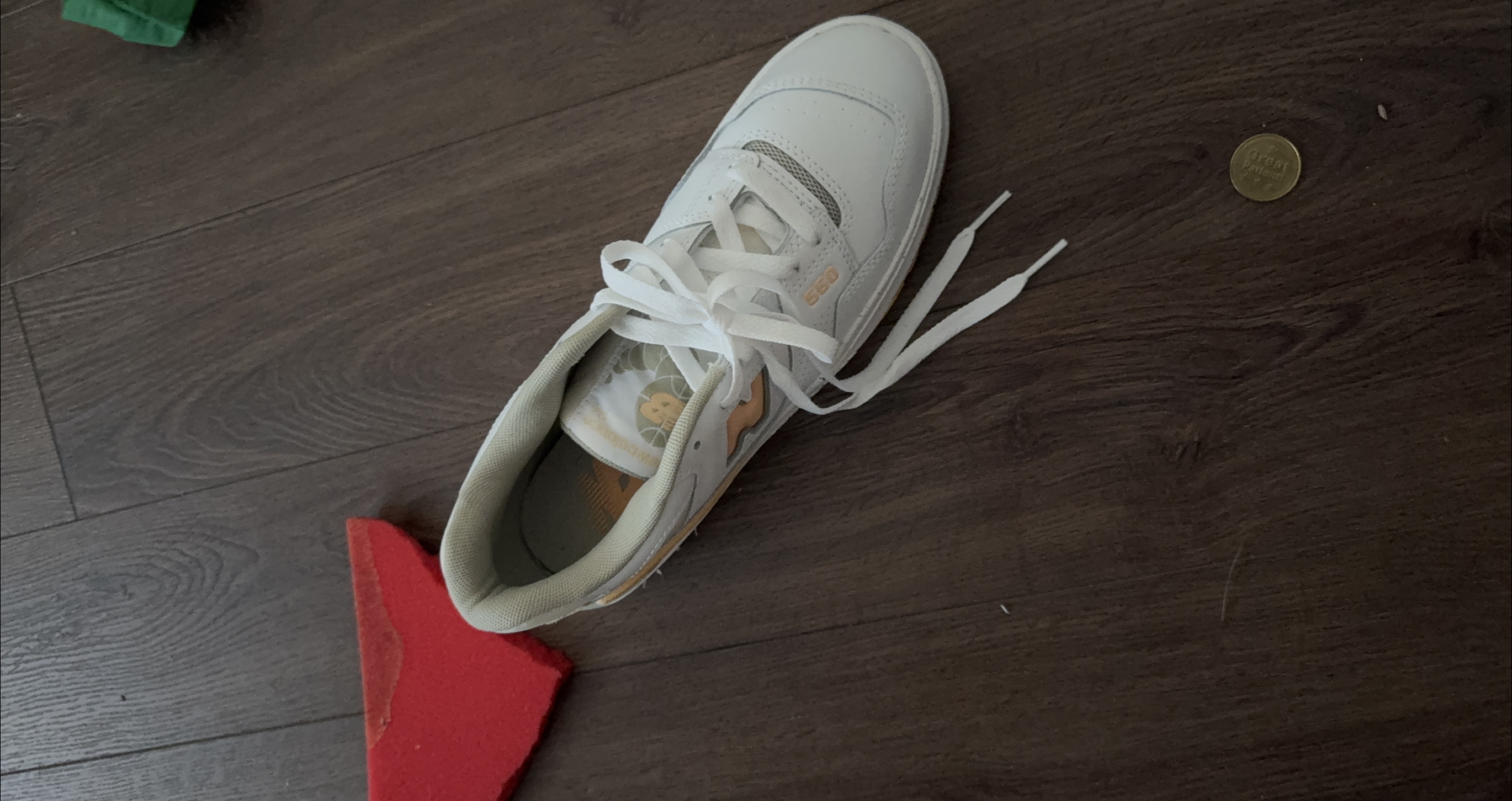 New Balance 550 White Sneakers thumbnail