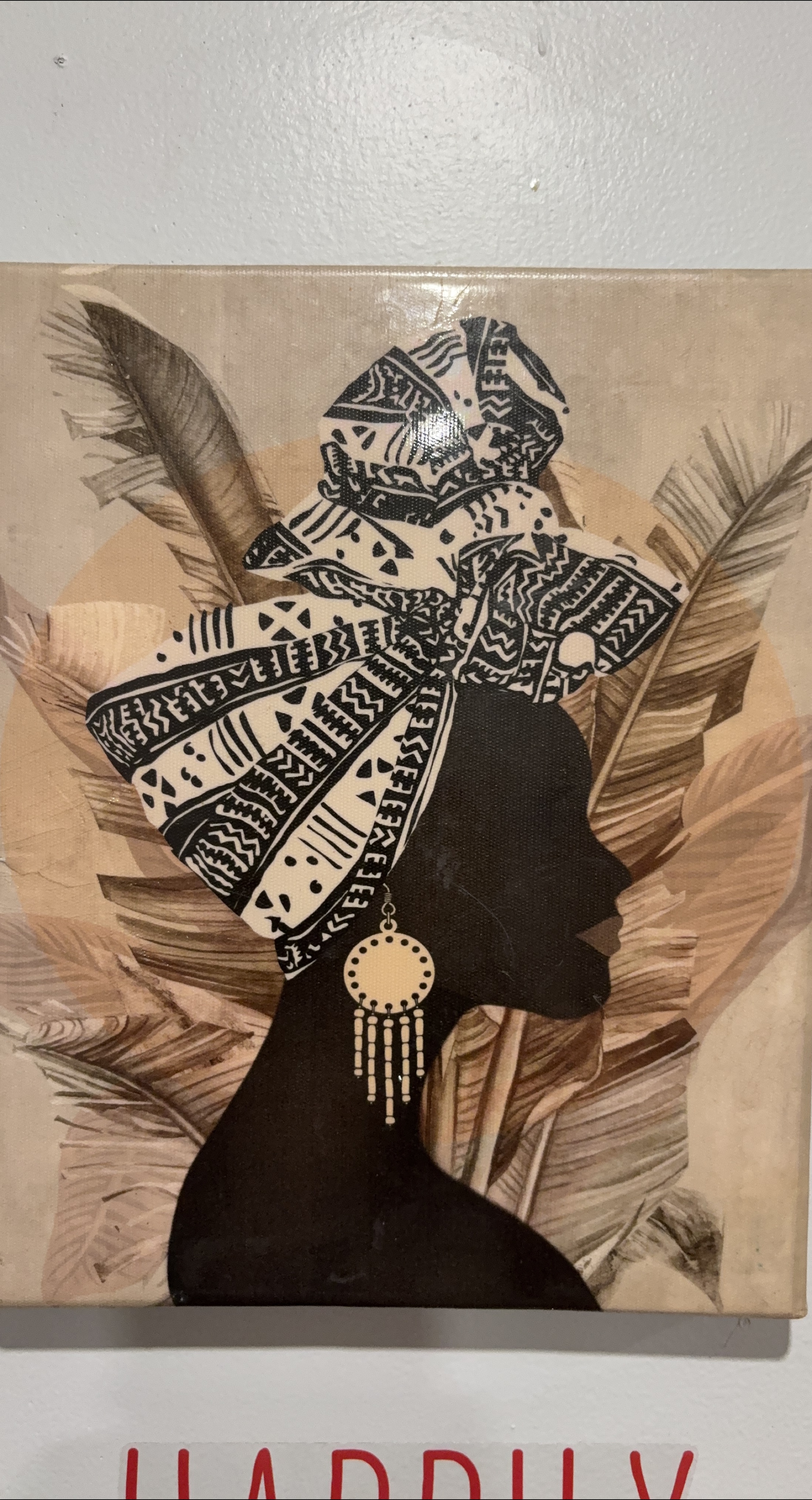Canvas Wall Art - African Woman thumbnail