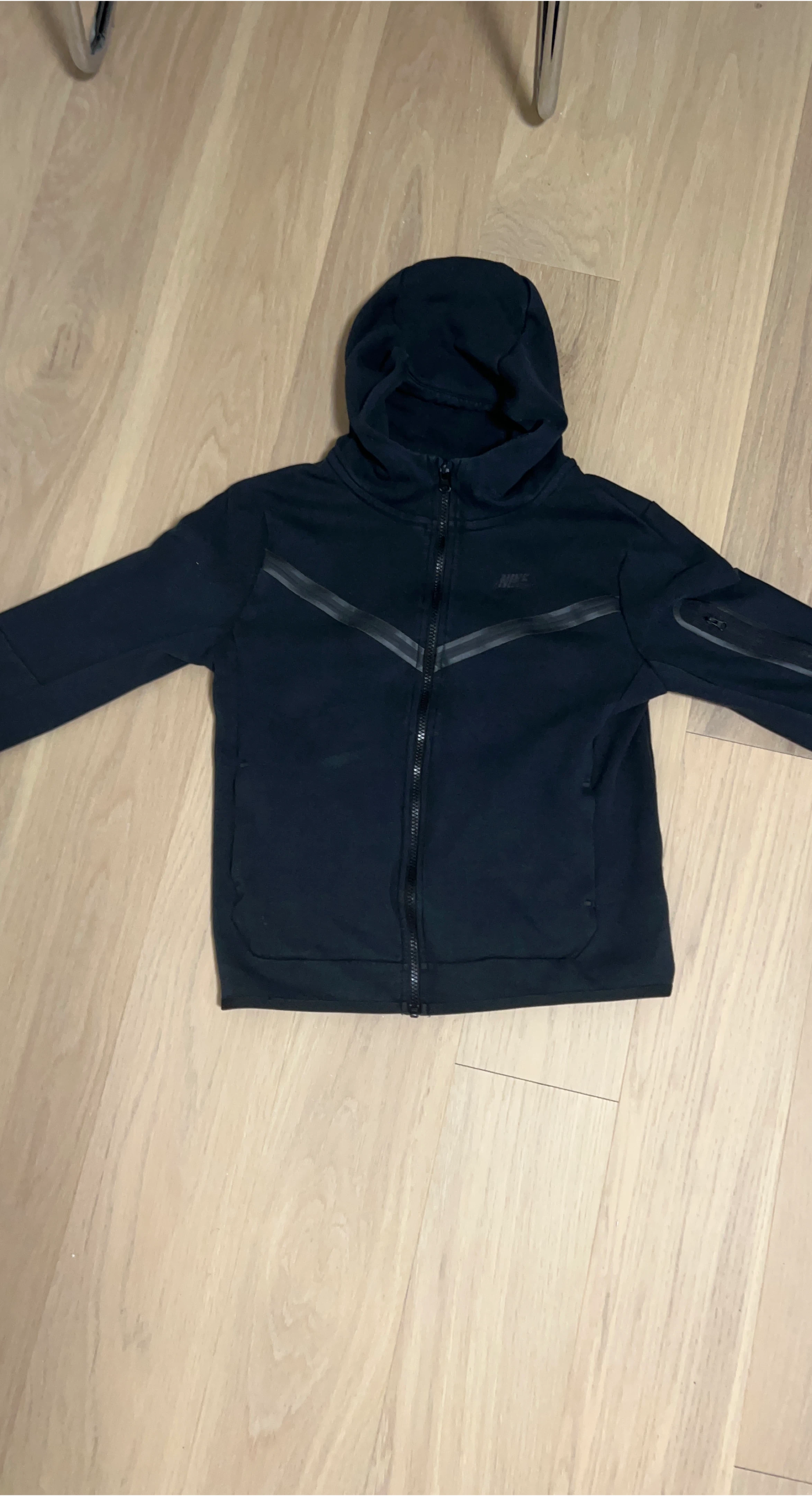 Nike Tech Fleece Full-Zip Hoodie - Black thumbnail