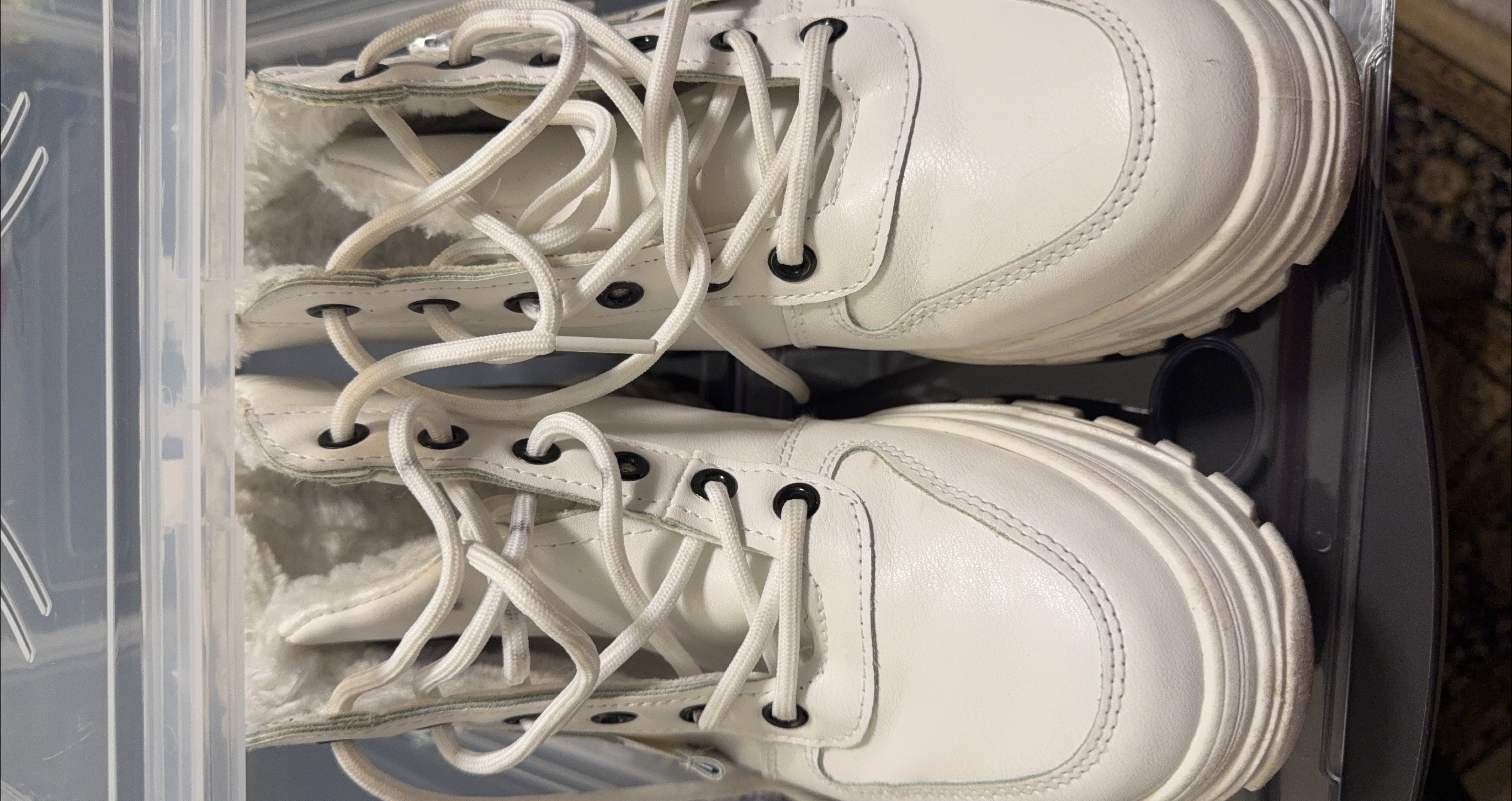 White Winter Boots - 6 or 7 US thumbnail
