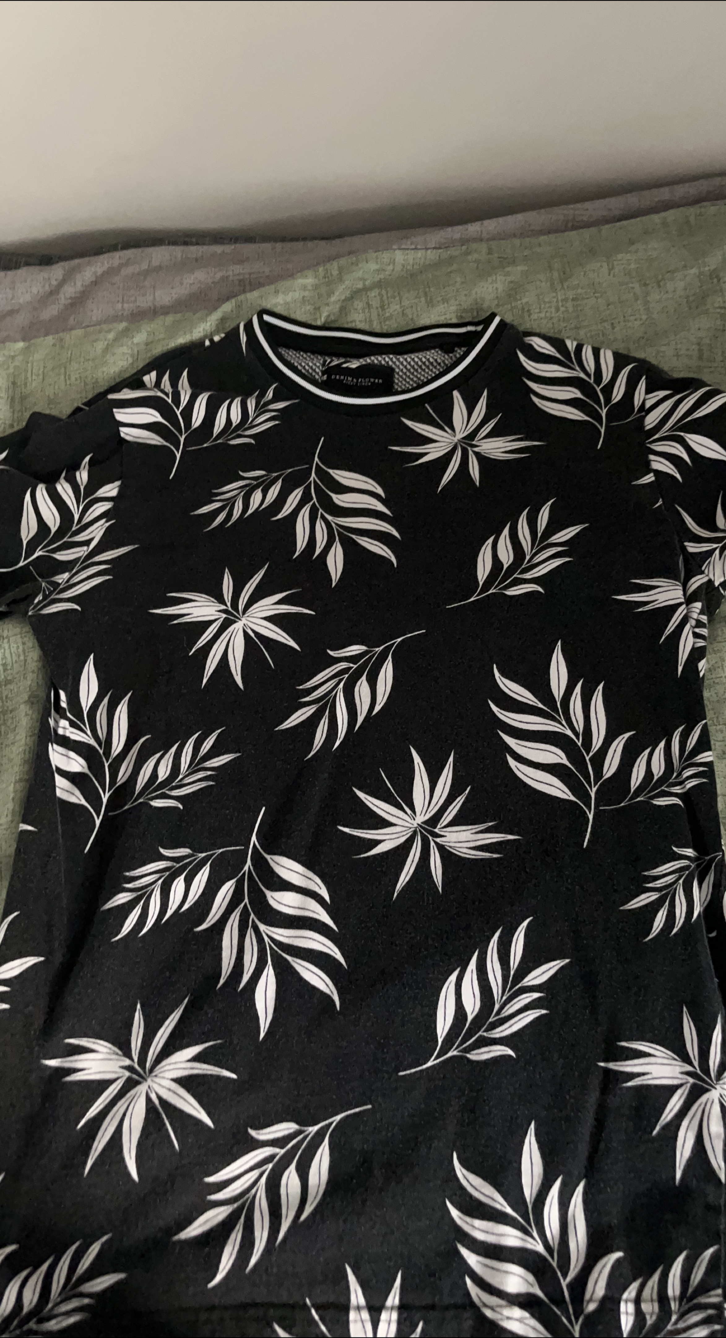 Denim & Flower Black Floral T-Shirt thumbnail