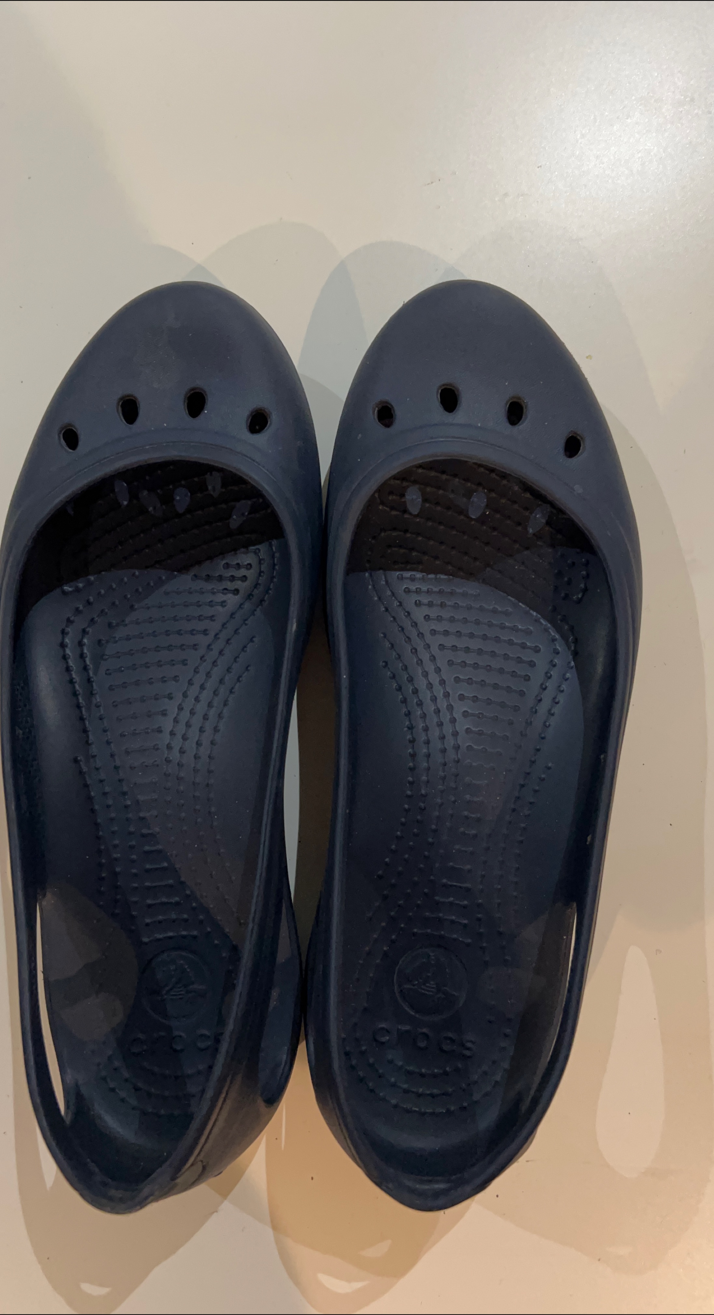 Crocs Navy Blue Flats