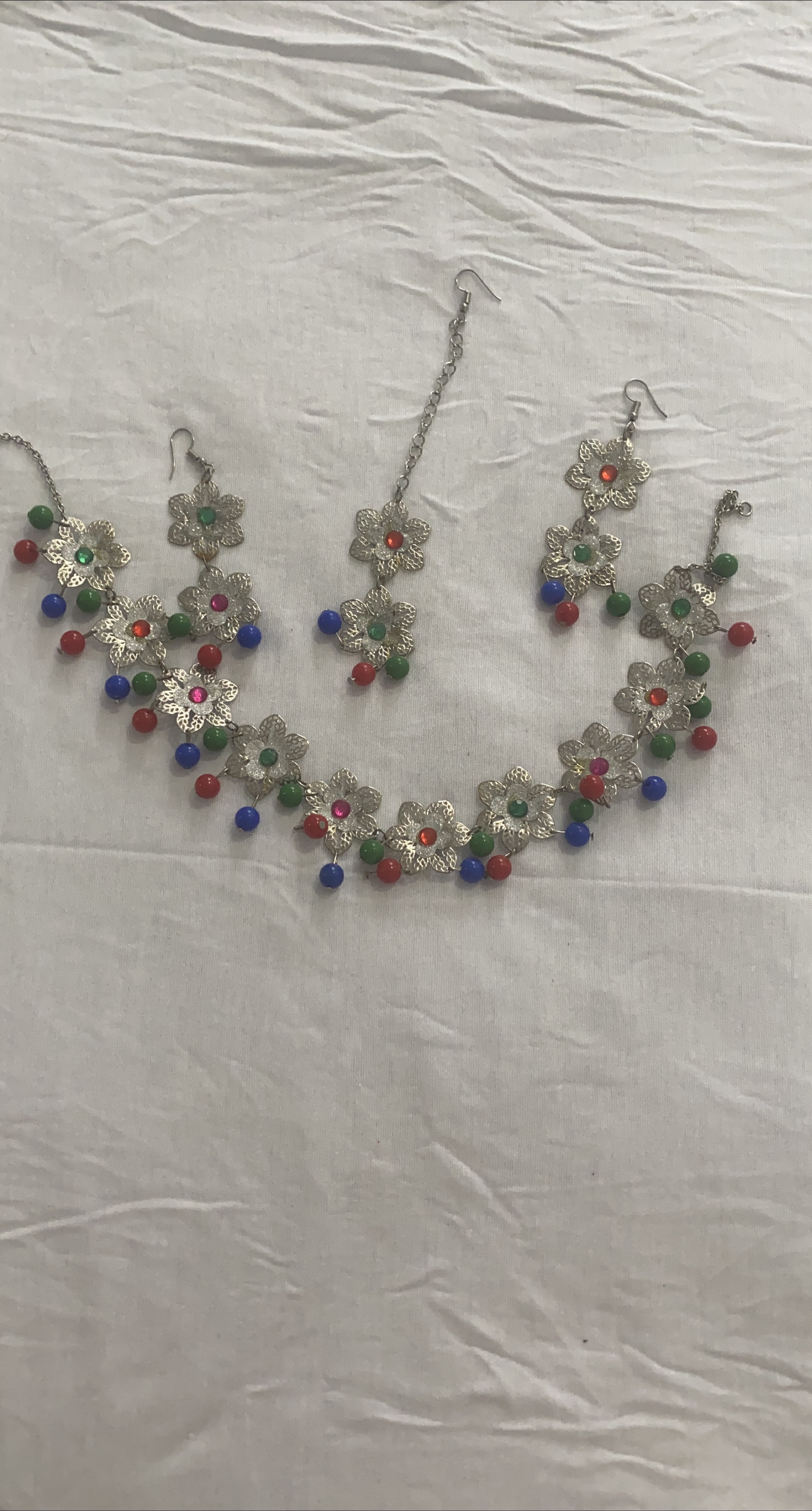 Necklace, Earrings, and Tikka Set thumbnail