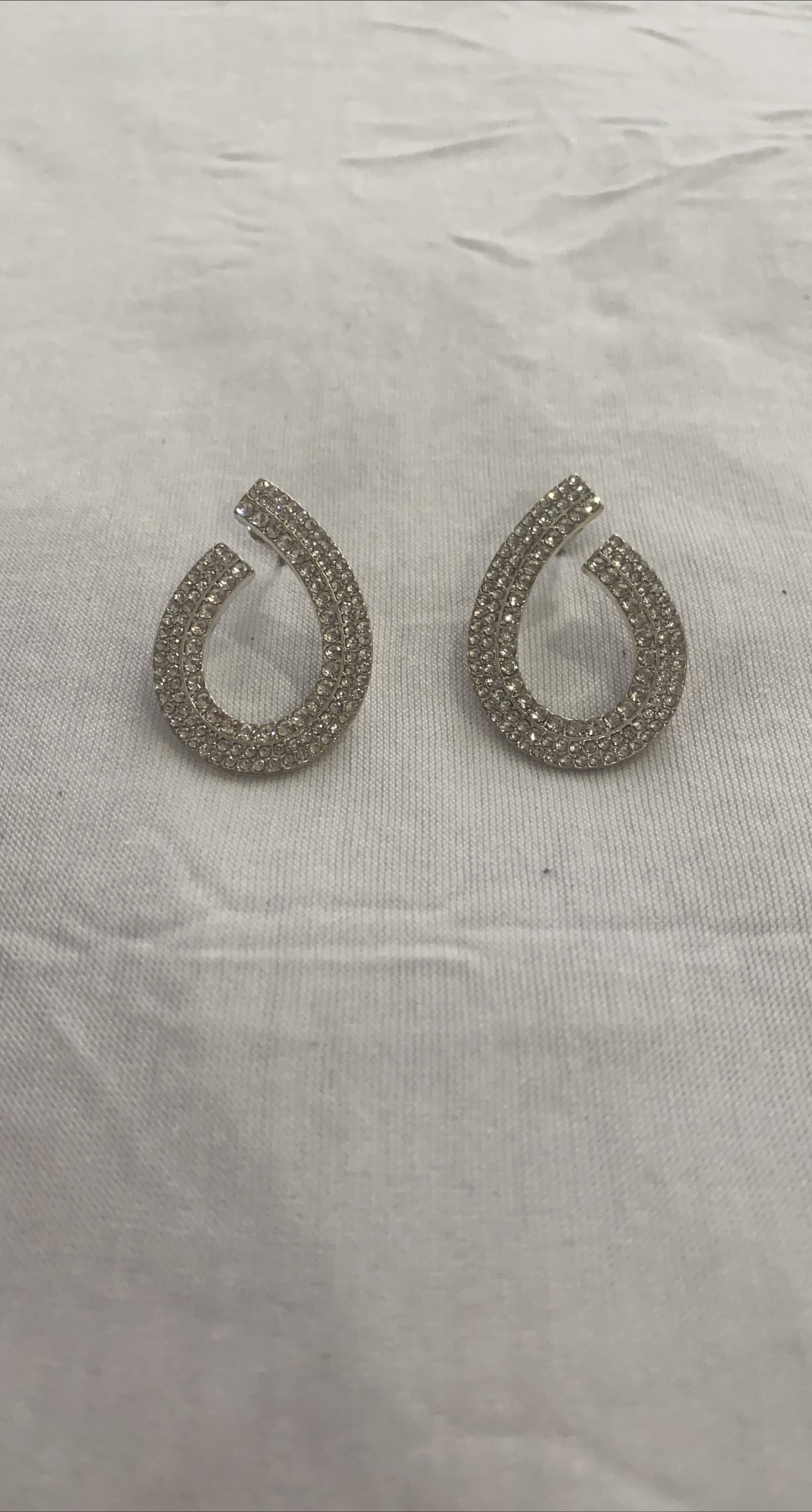Sparkly Silver Earrings thumbnail