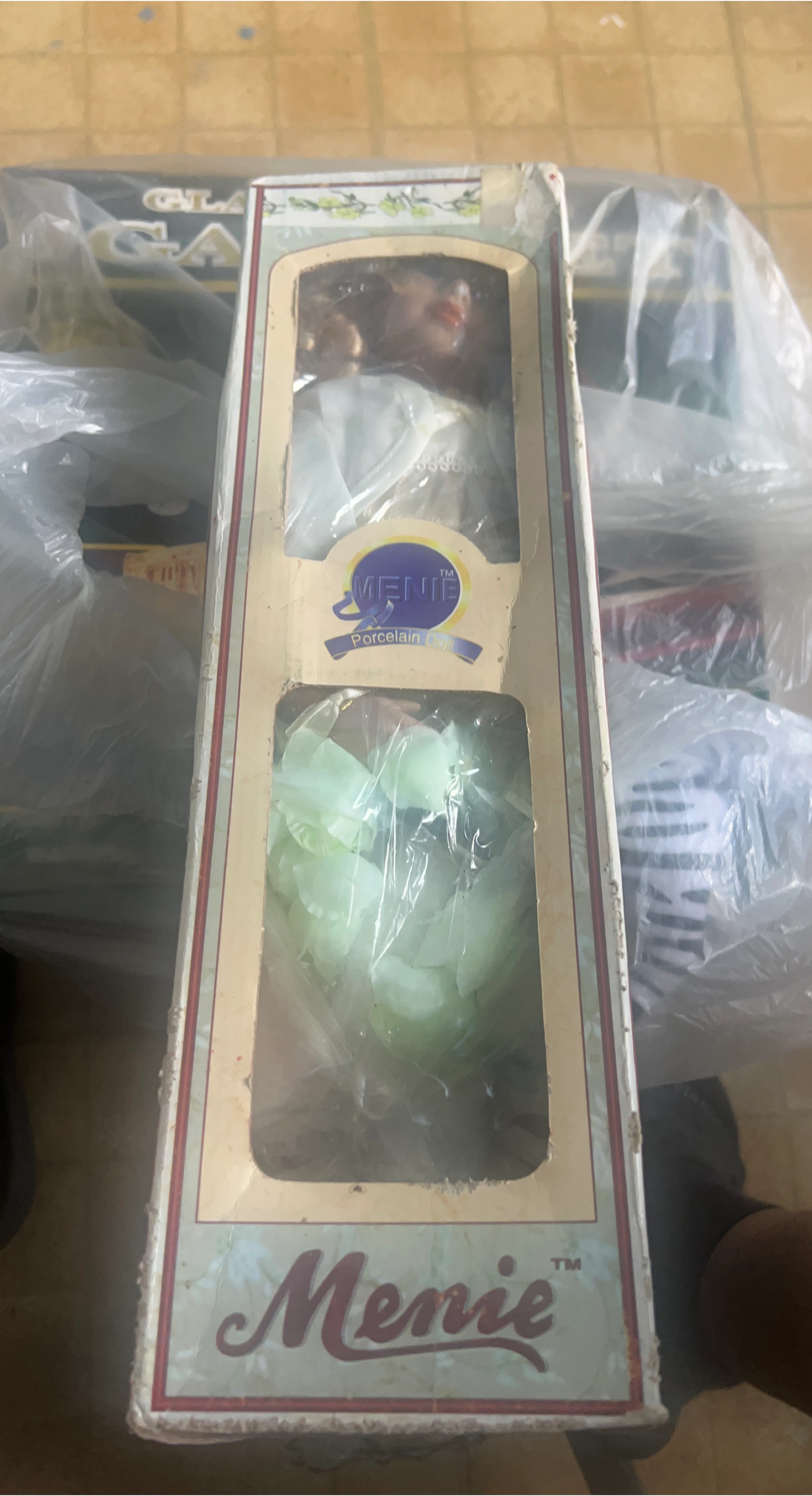 Menie Porcelain Doll in Box thumbnail
