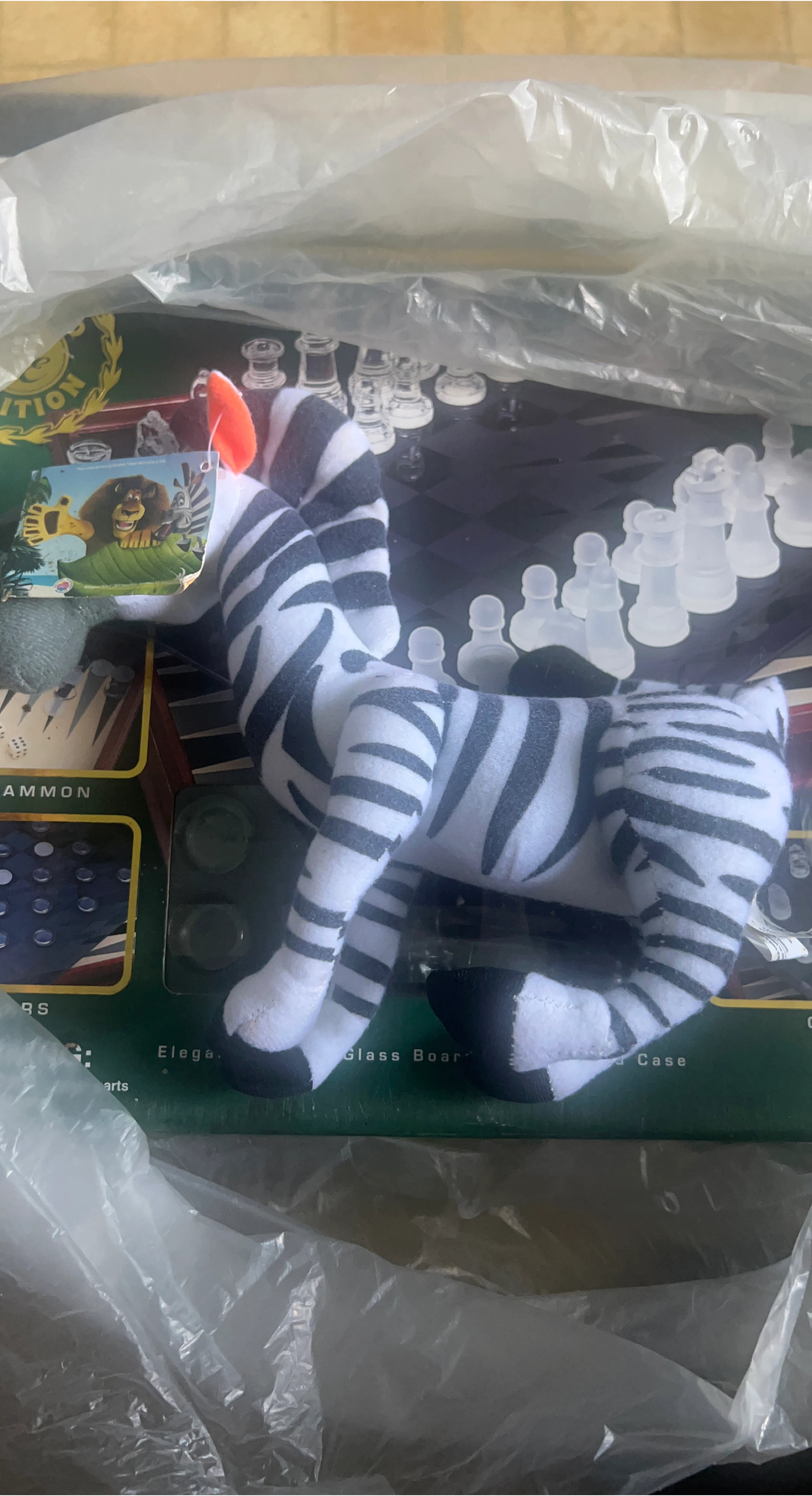 Madagascar Zebra Plush Toy thumbnail