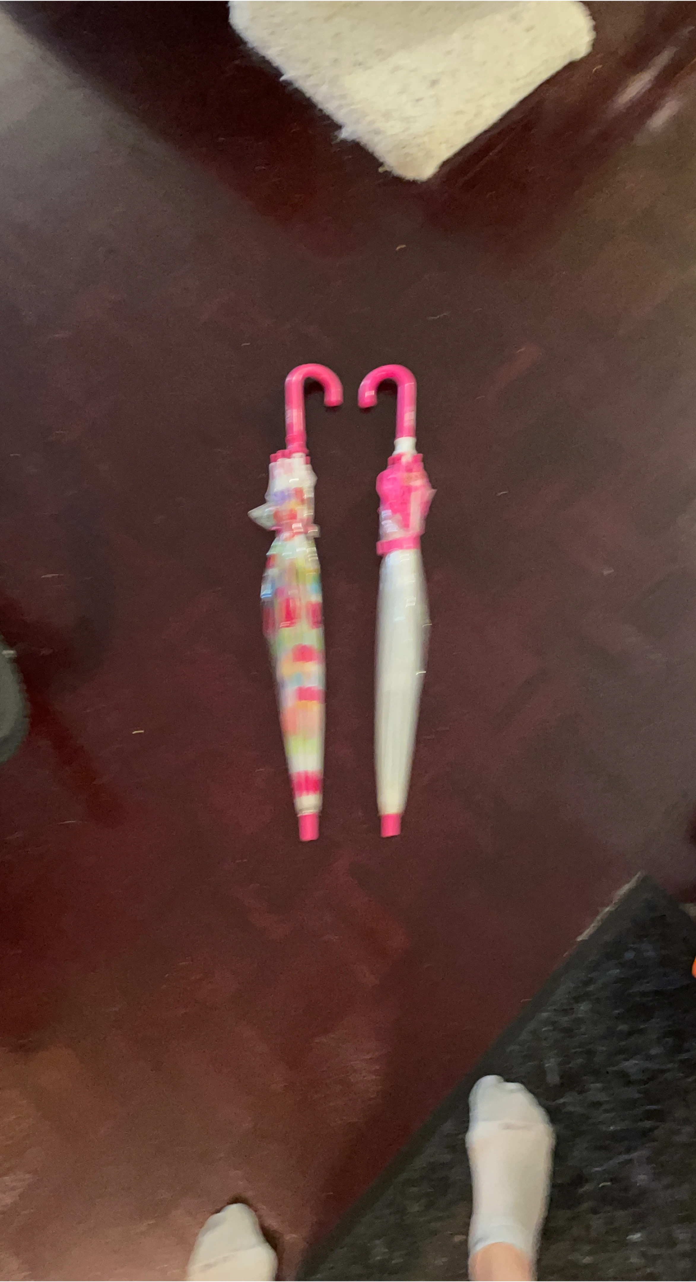 Two Kids Clear Dome Umbrellas thumbnail