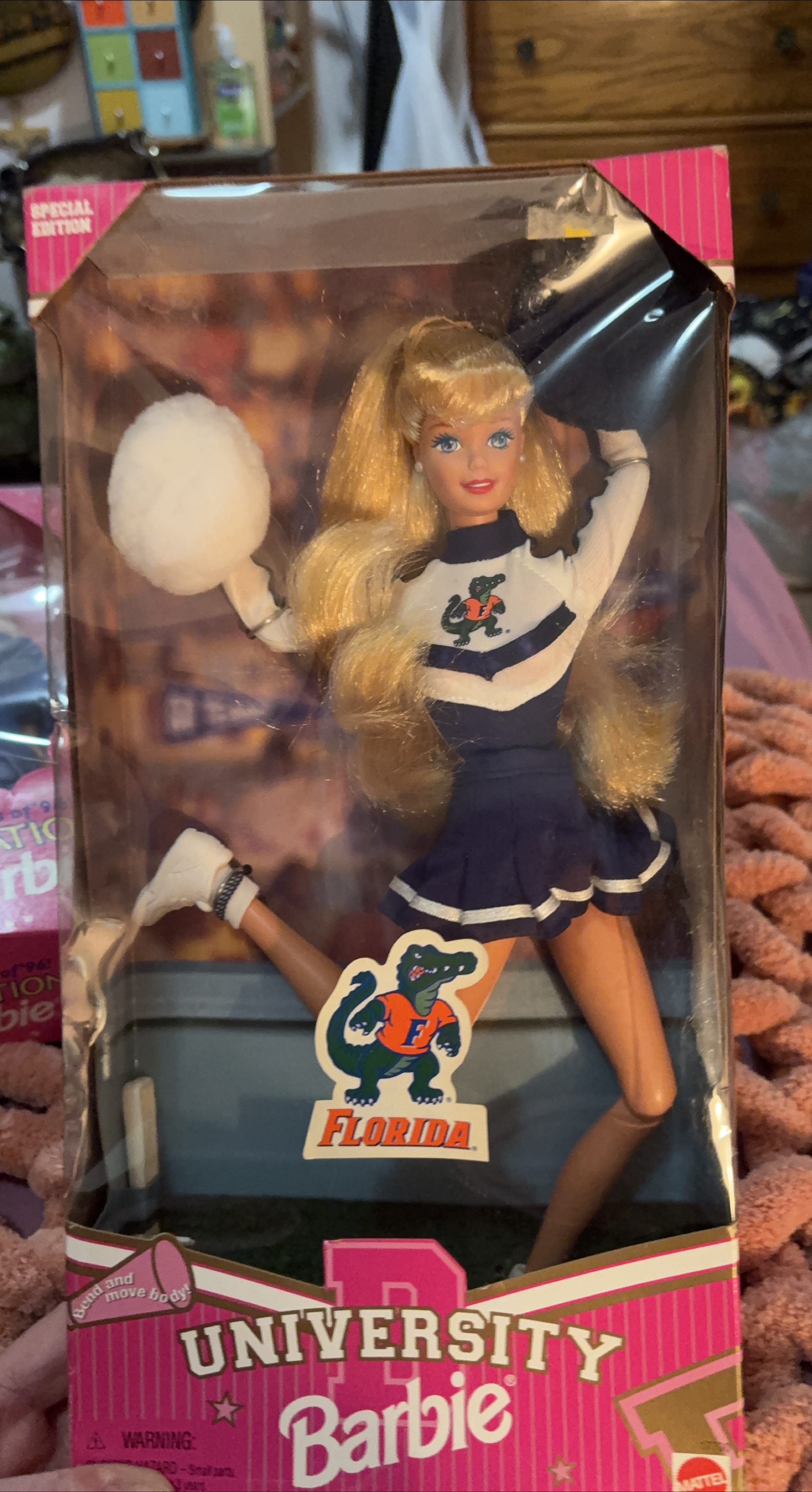 University Barbie - Florida Gators Cheerleader Doll thumbnail