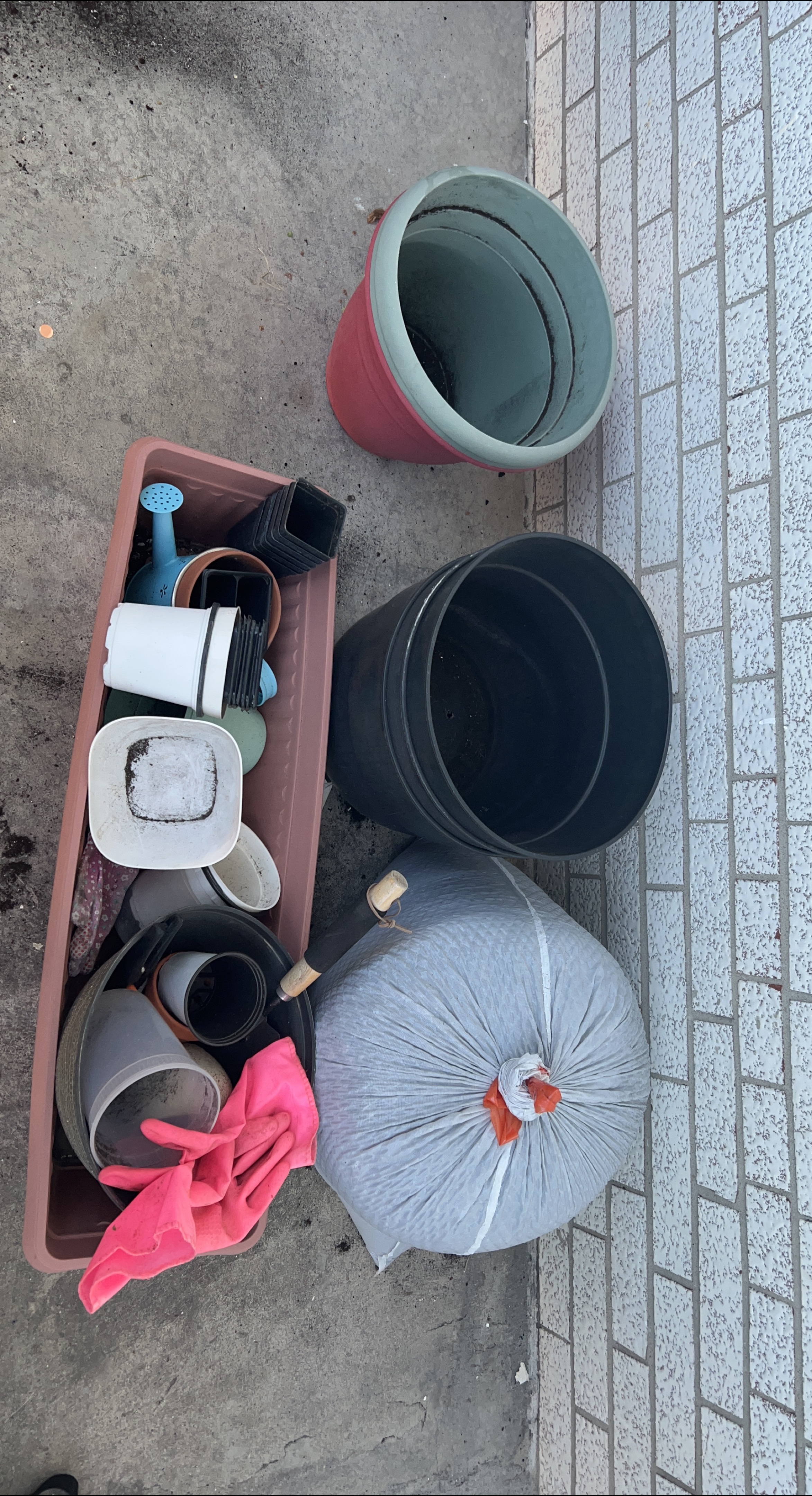 Assorted Gardening Pots and Supplies thumbnail