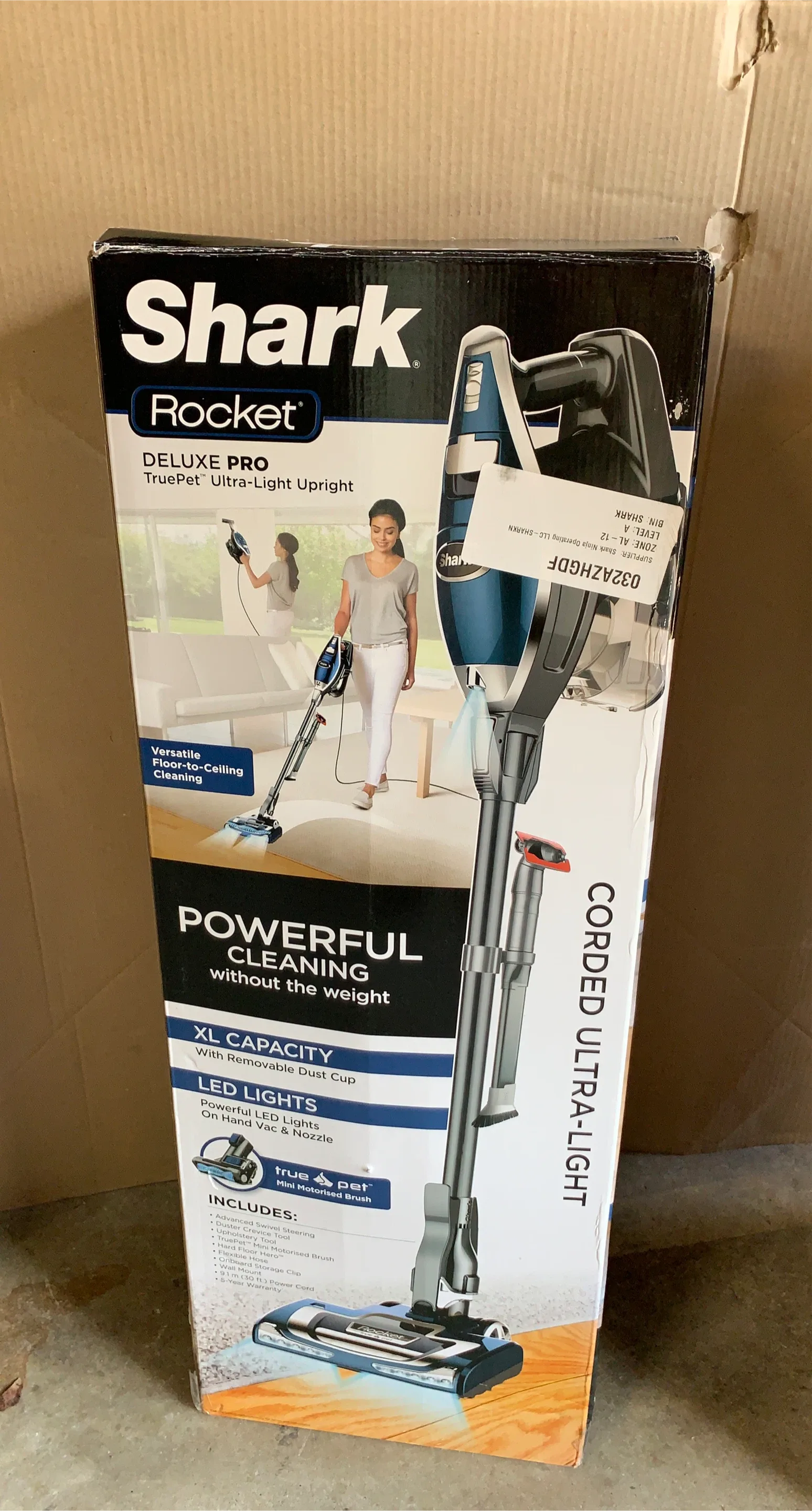 Shark Rocket Deluxe Pro TruePet Ultra-Light Upright Vacuum