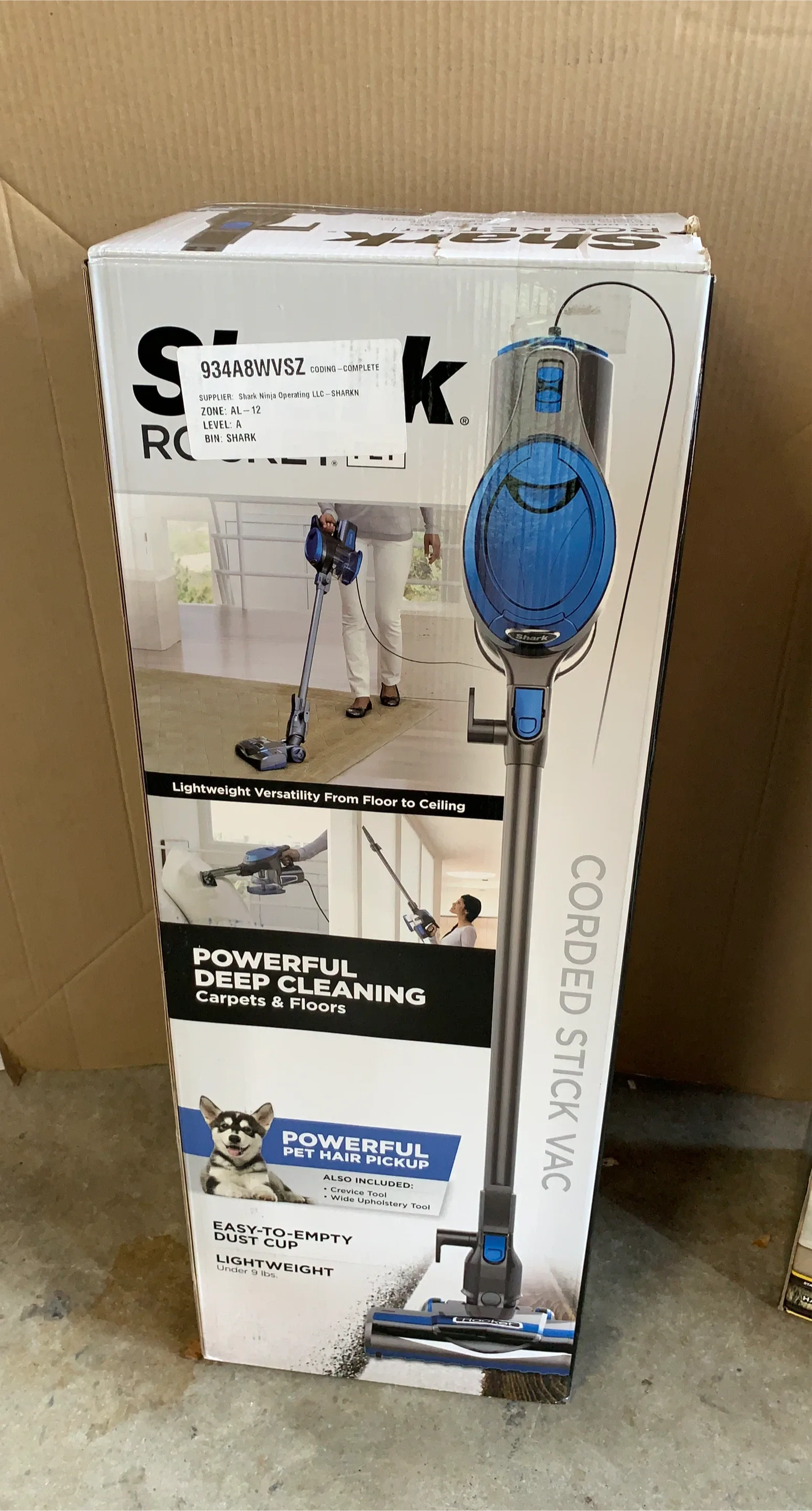 Shark Rocket Corded Stick Vac - Lightweight