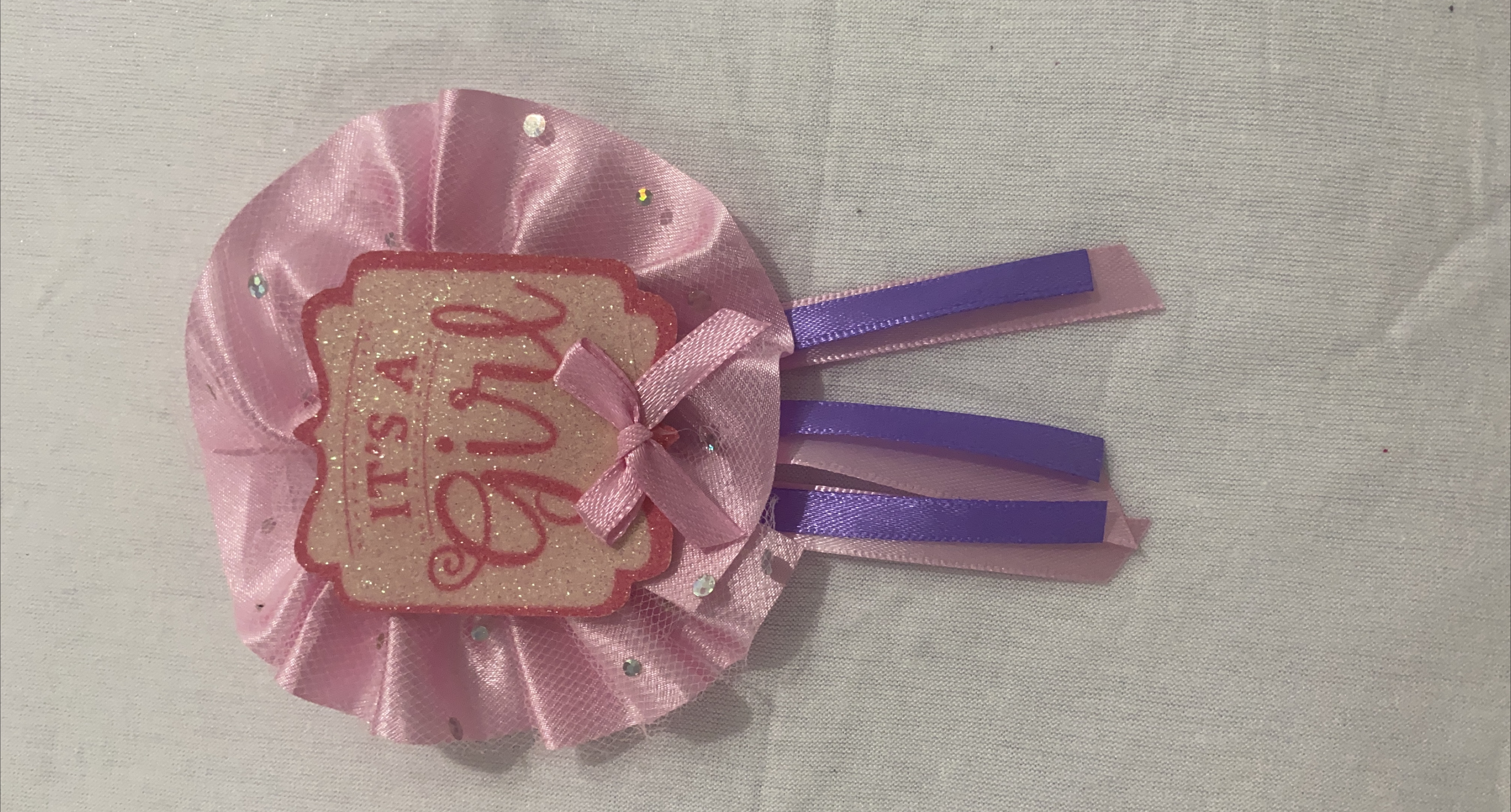 "It's a Girl" Baby Shower Corsage thumbnail