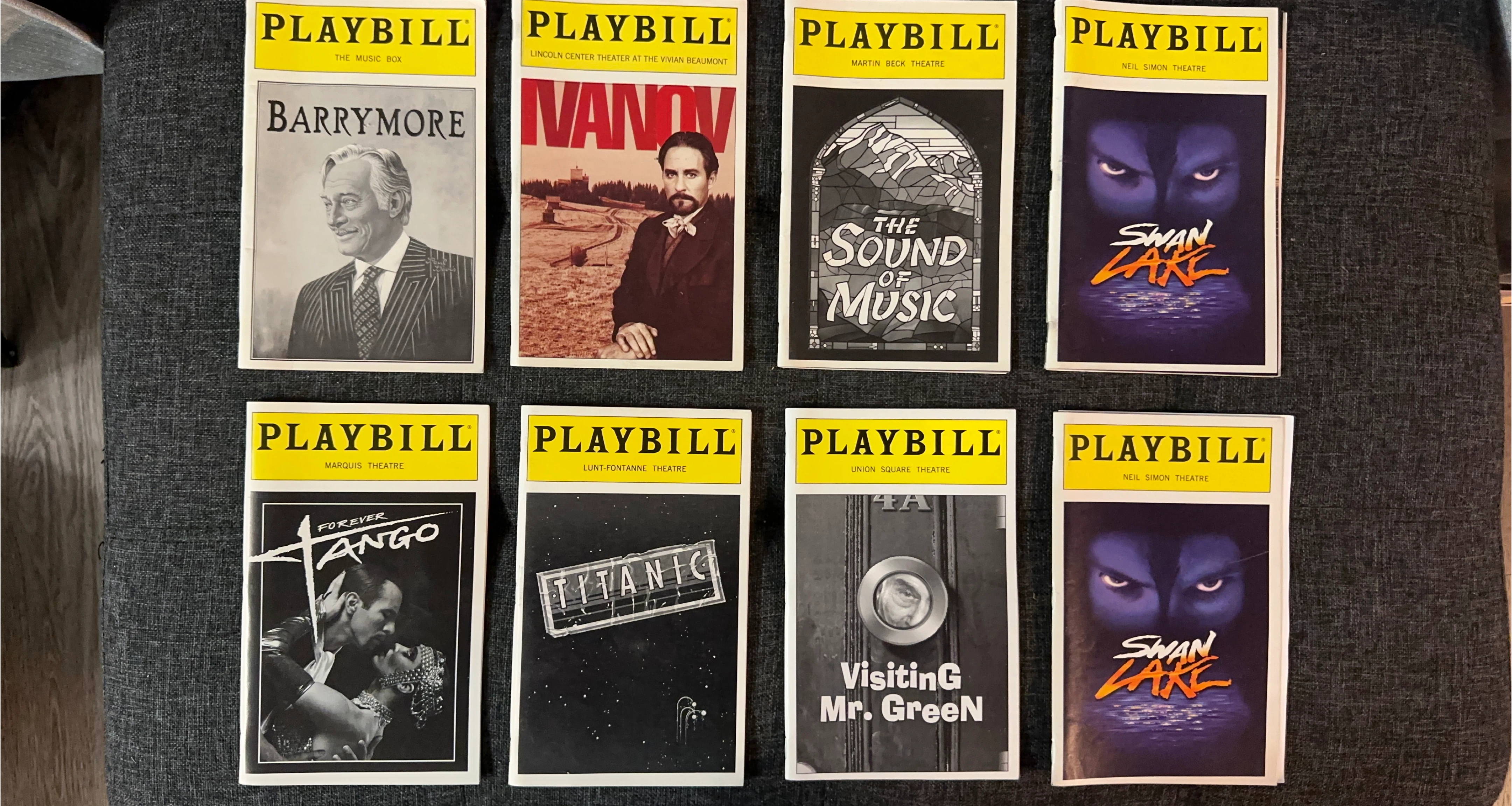 Playbill Collection - Assorted Theatre Programs thumbnail