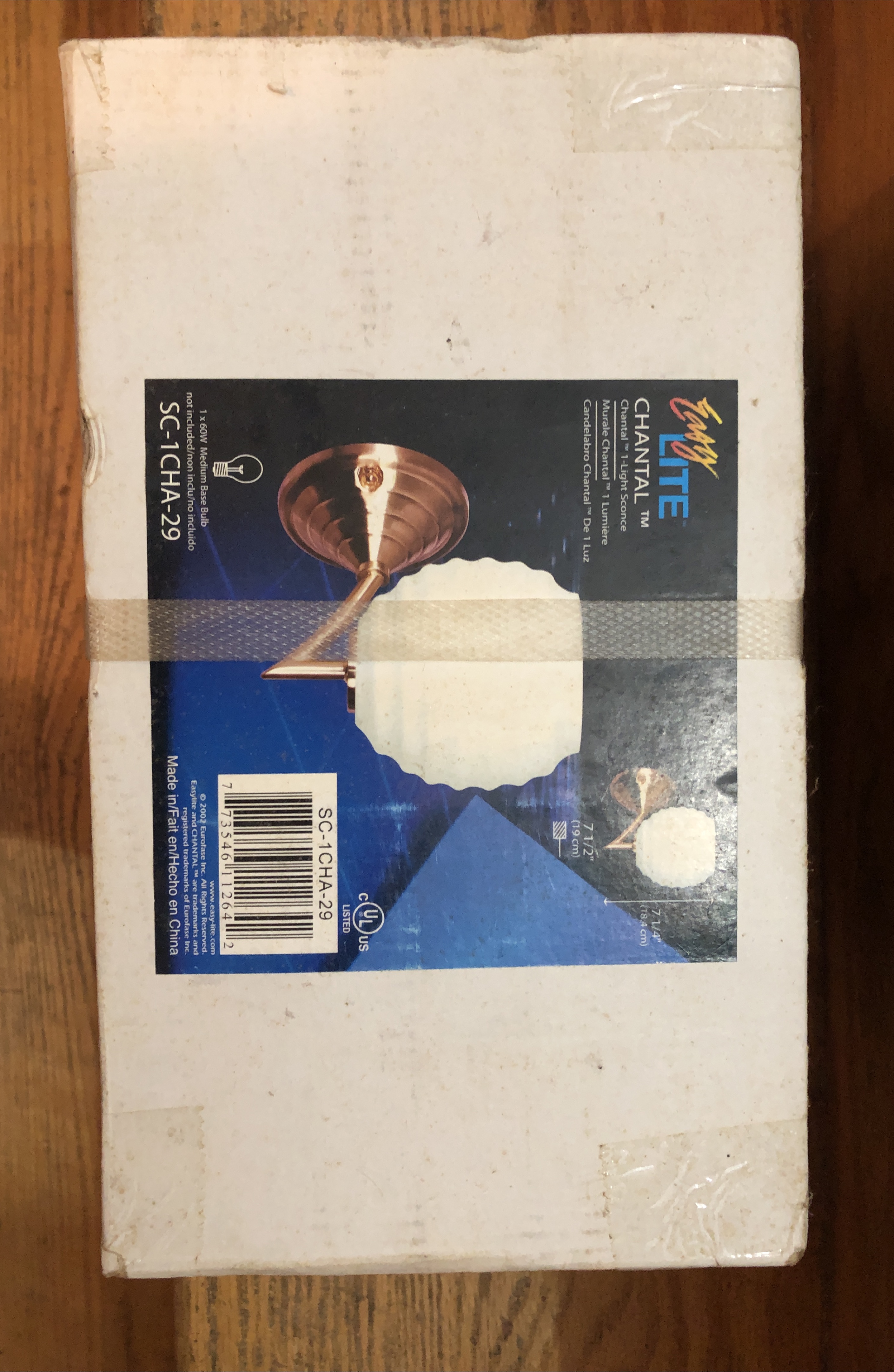 🥕Easy Lite Chantal 1-Light Sconce - New in Box thumbnail