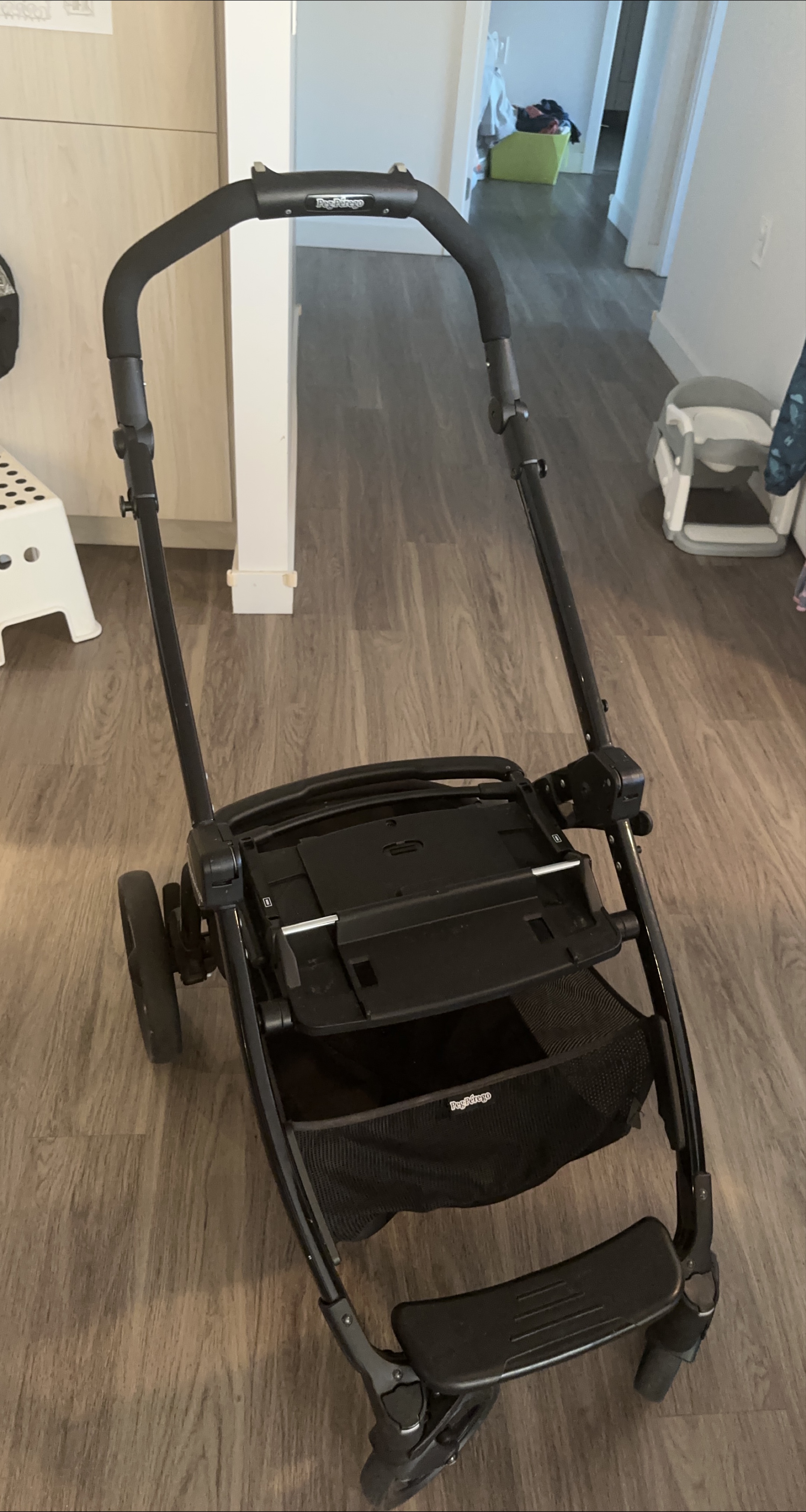 🧡 Peg Perego Stroller base - Black 🧡 thumbnail