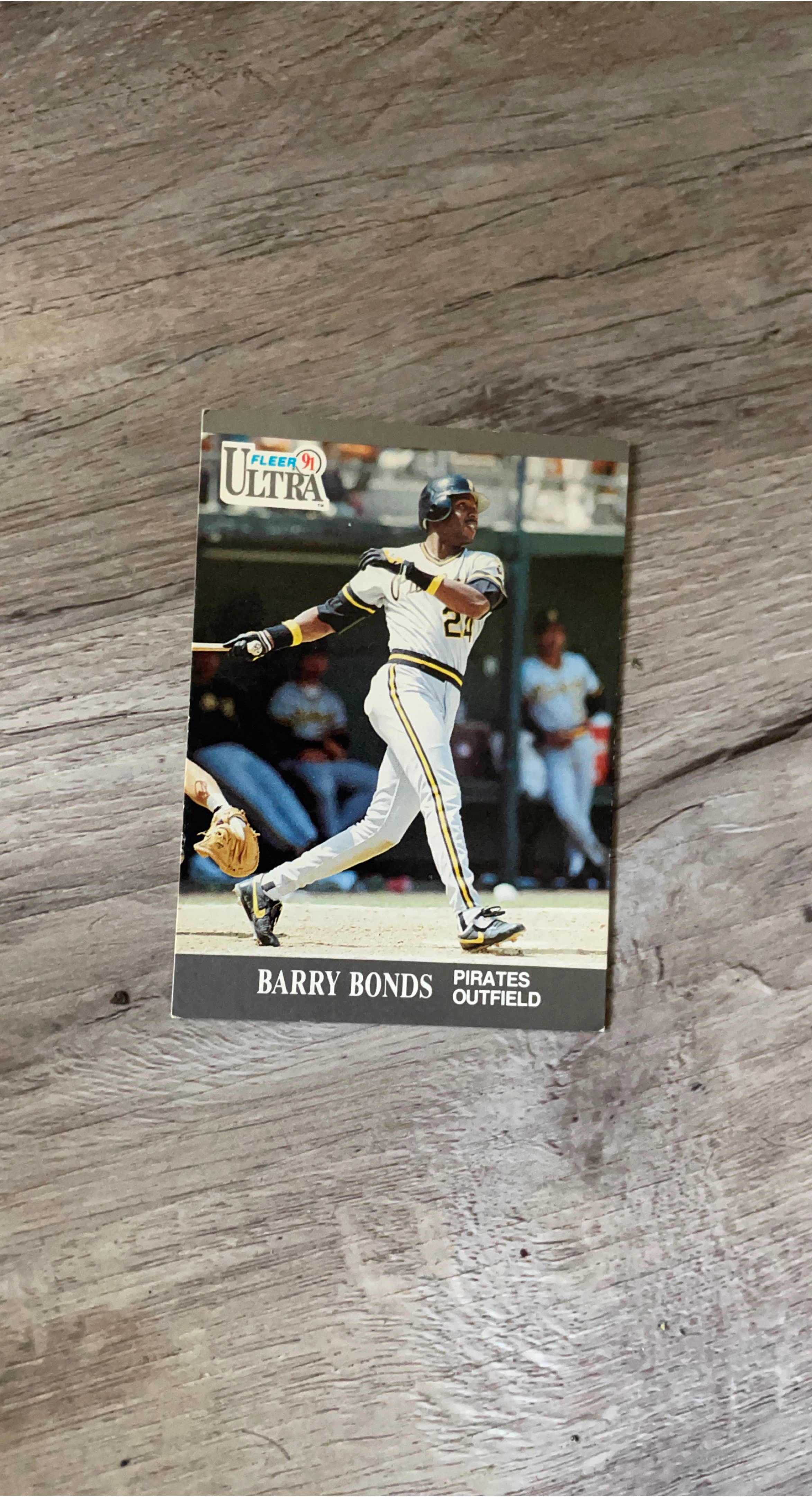 Fleer Ultra 91 Barry Bonds Baseball Card thumbnail