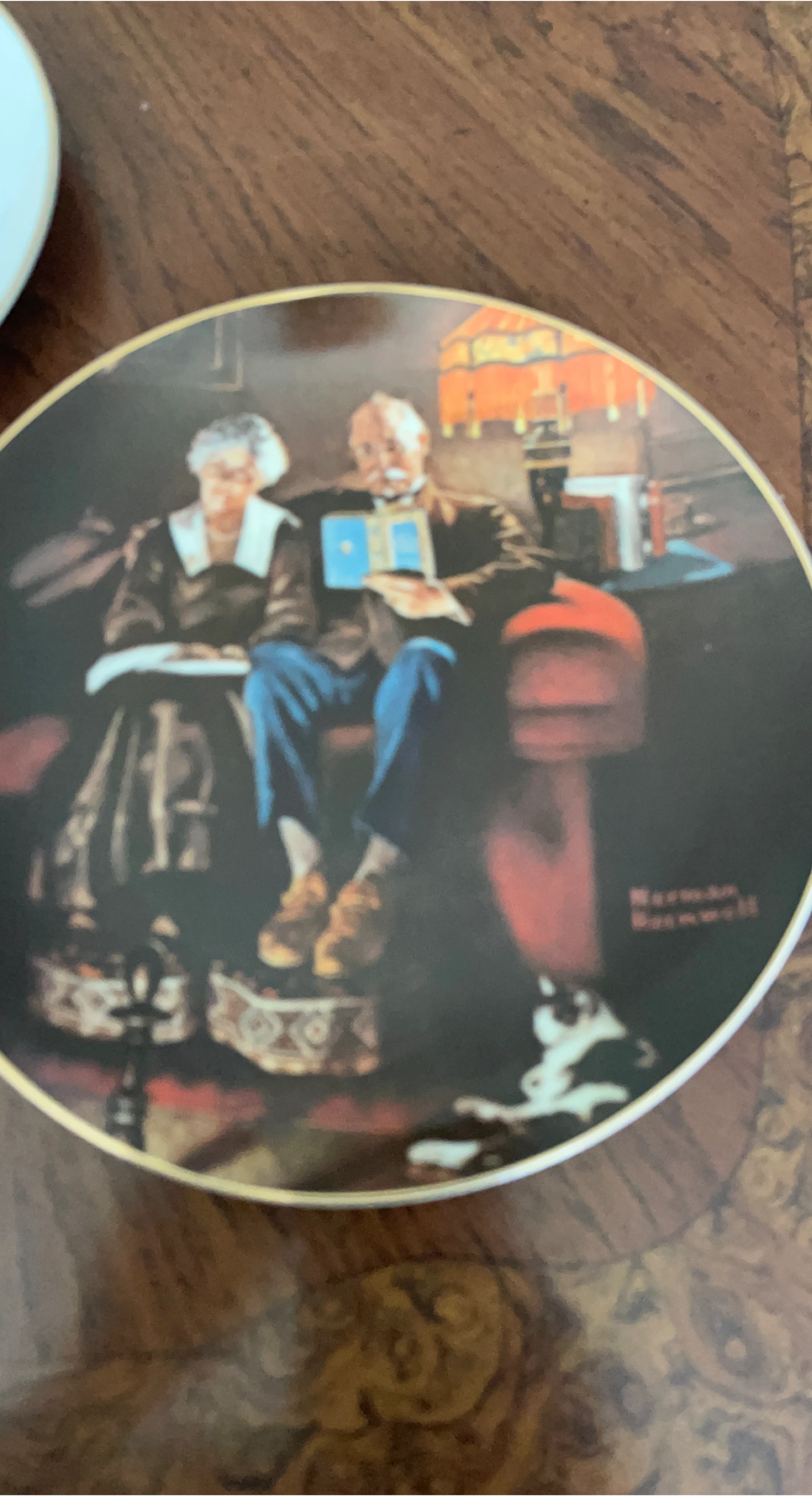 Norman Rockwell Plate thumbnail