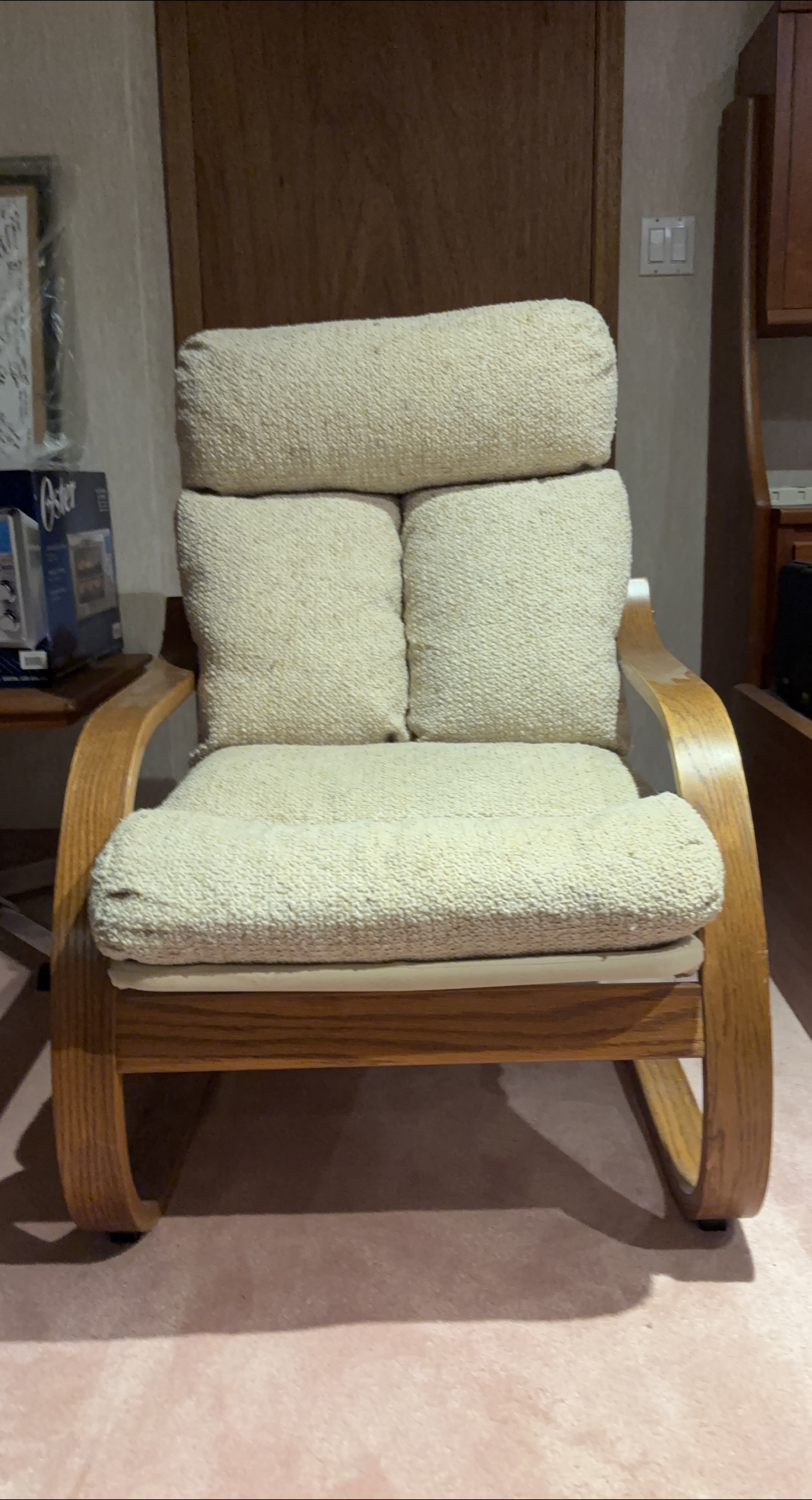 Oak frame chair thumbnail