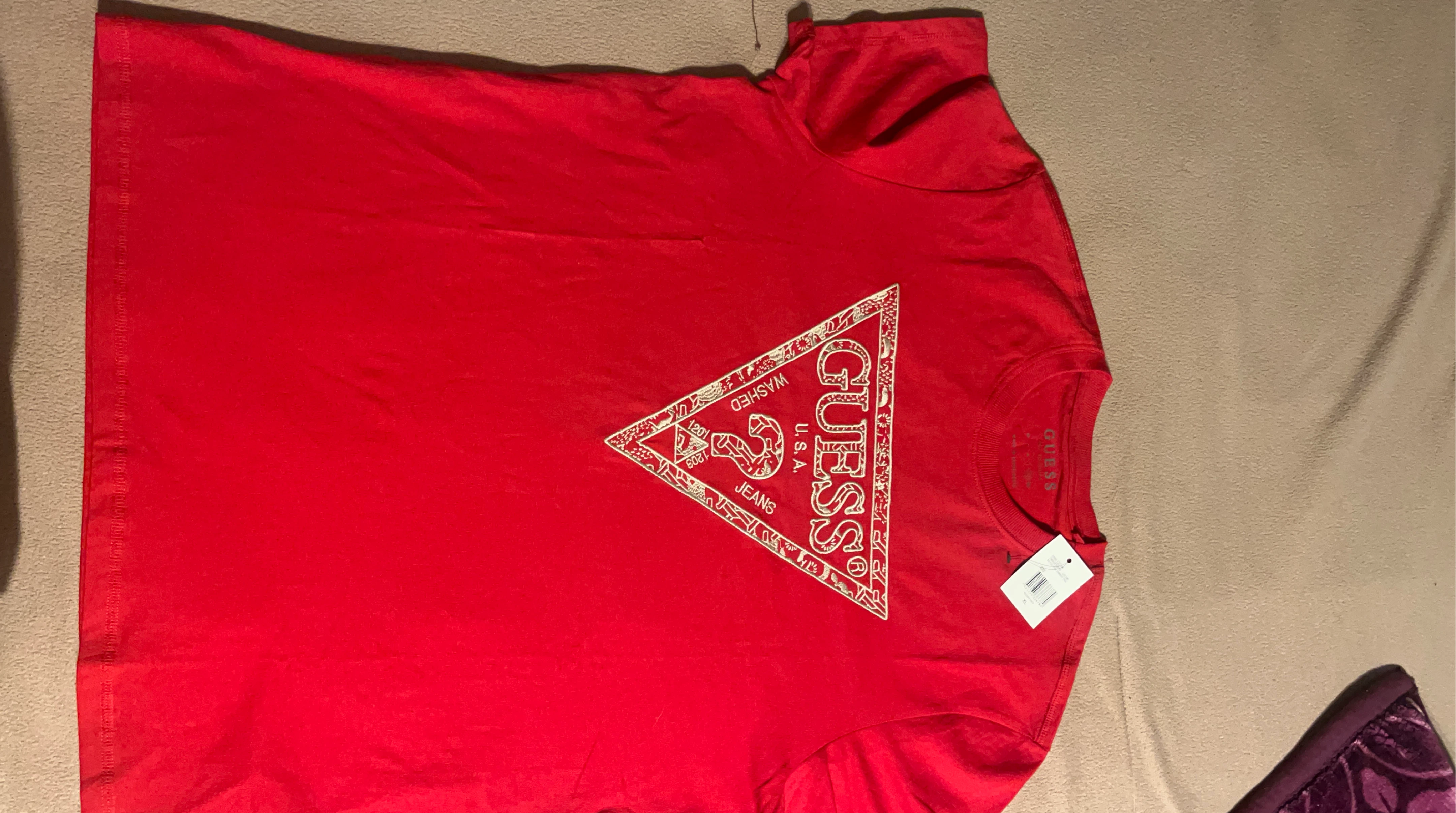 Guess Red T-Shirt, Size XL