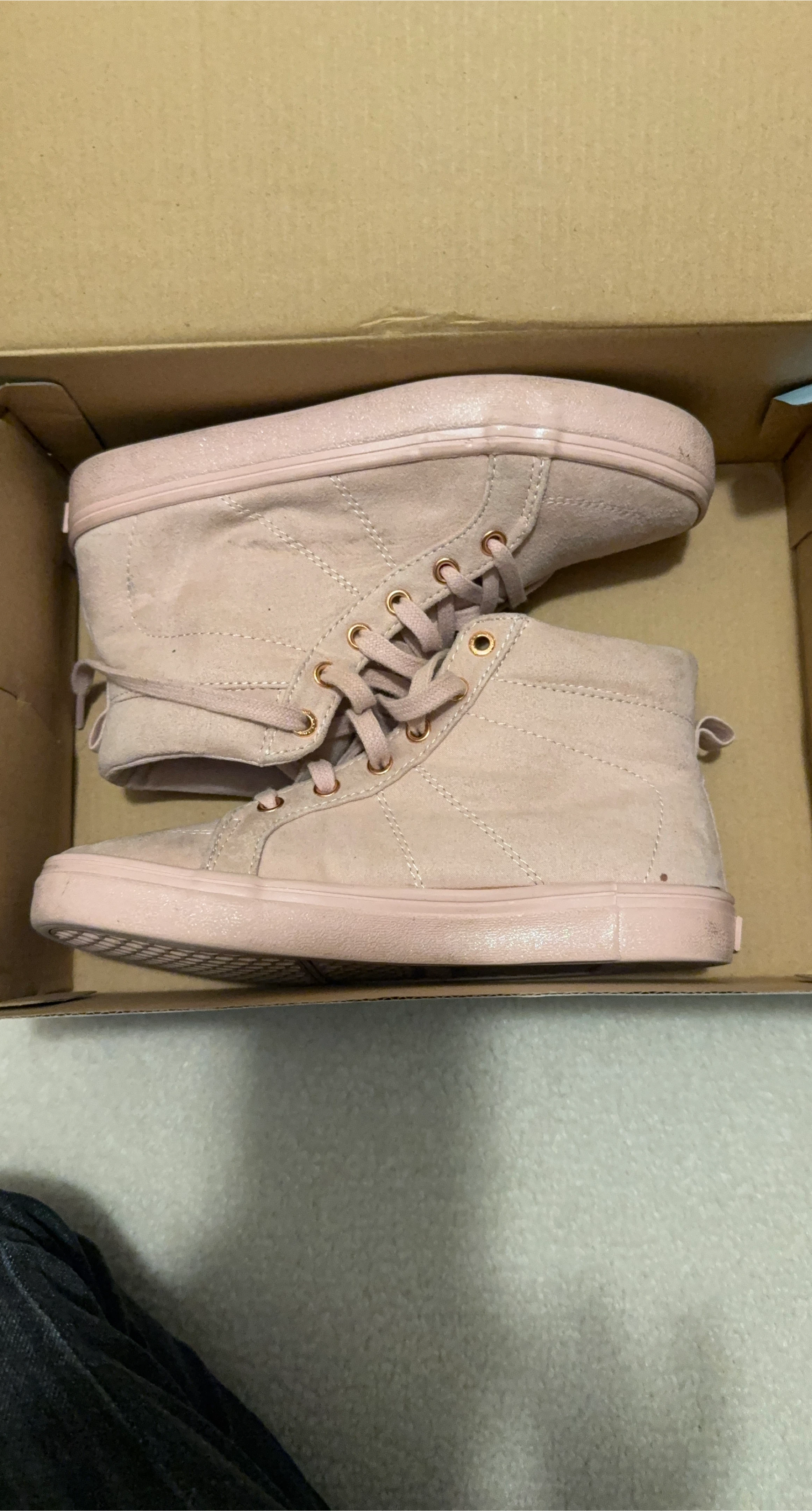 Old Navy Pink Cloud High-Top Sneakers thumbnail