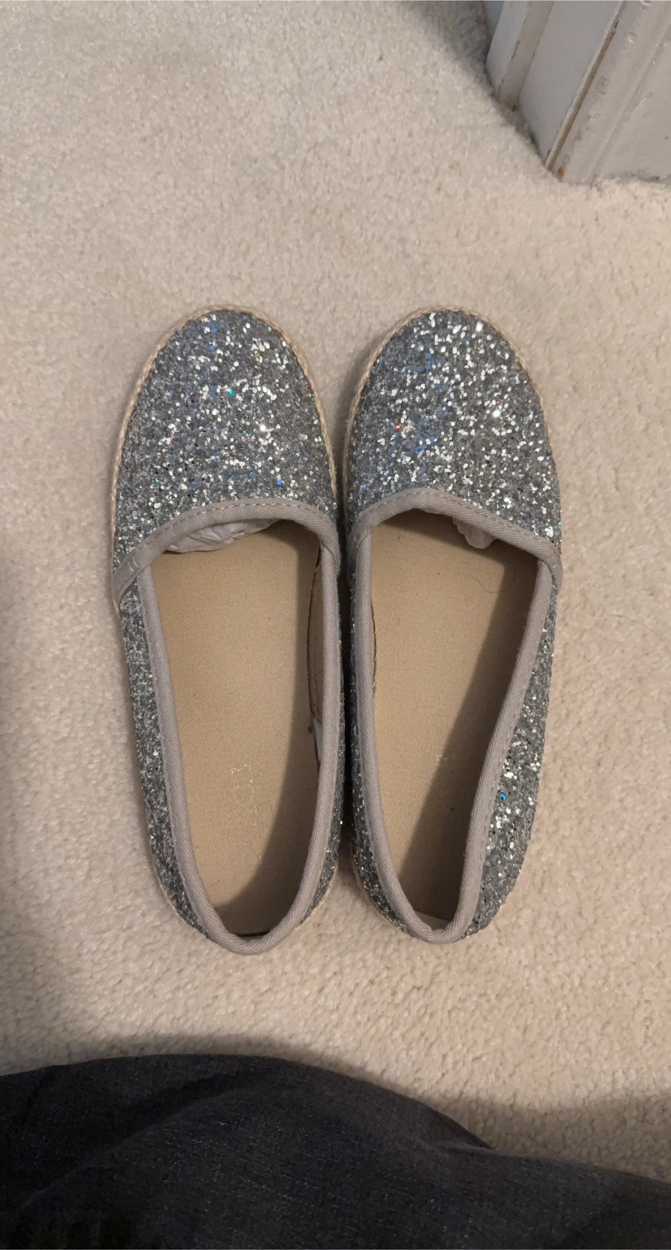 🥕 Children's Place Girls' Glitter Shoes - Size 3 🥕 thumbnail