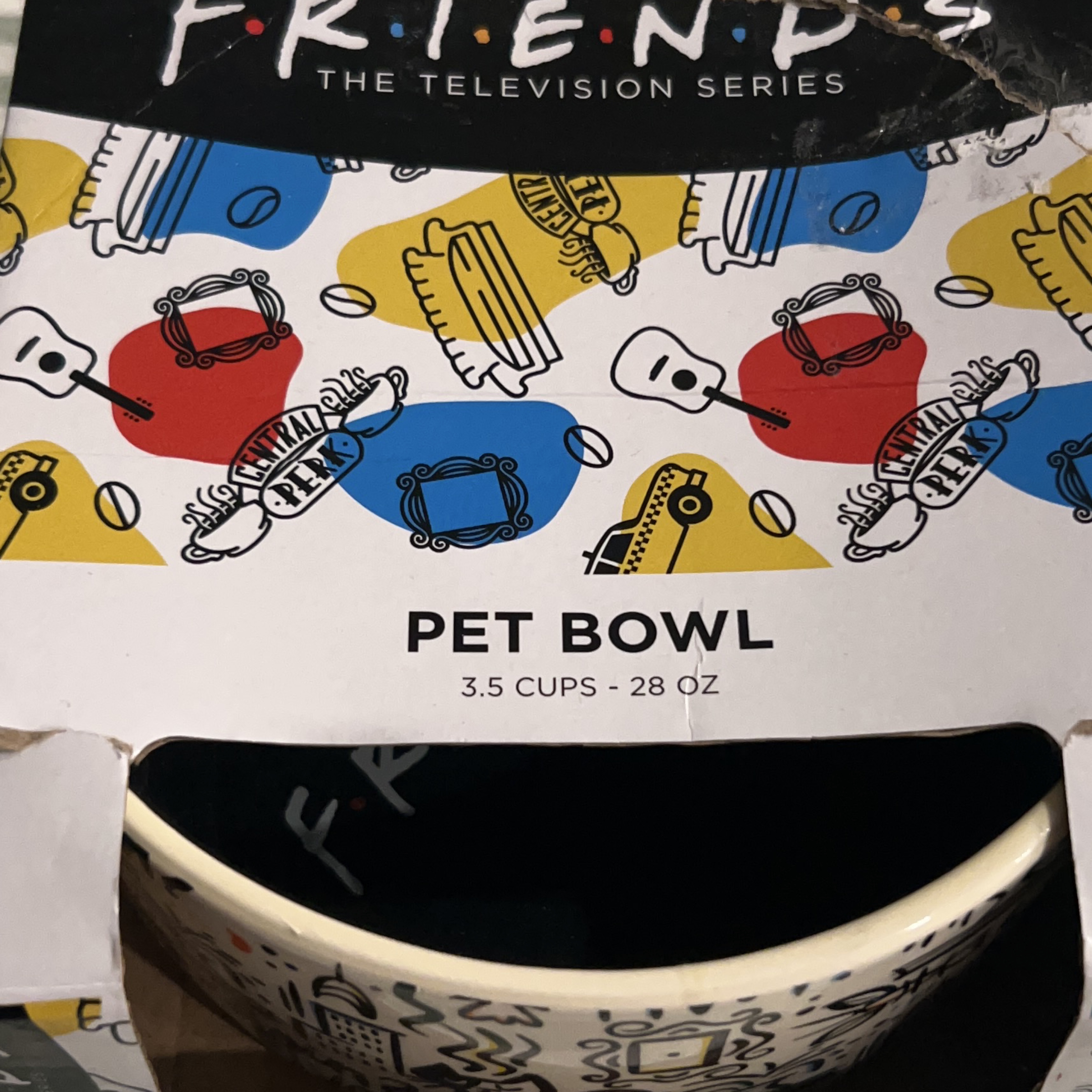 Friends TV Series Pet Bowl - 28 oz