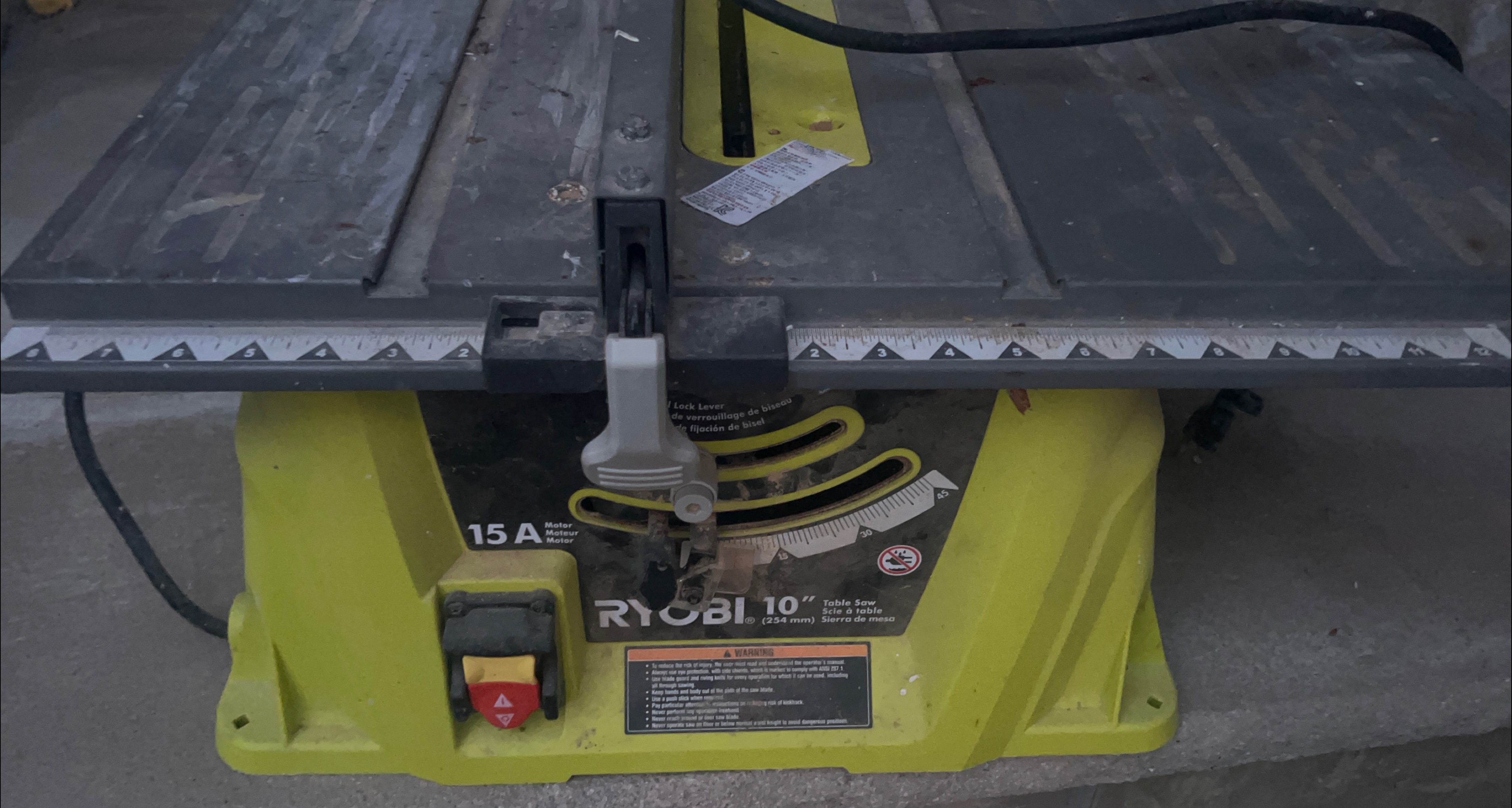 Ryobi 10" Table Saw thumbnail